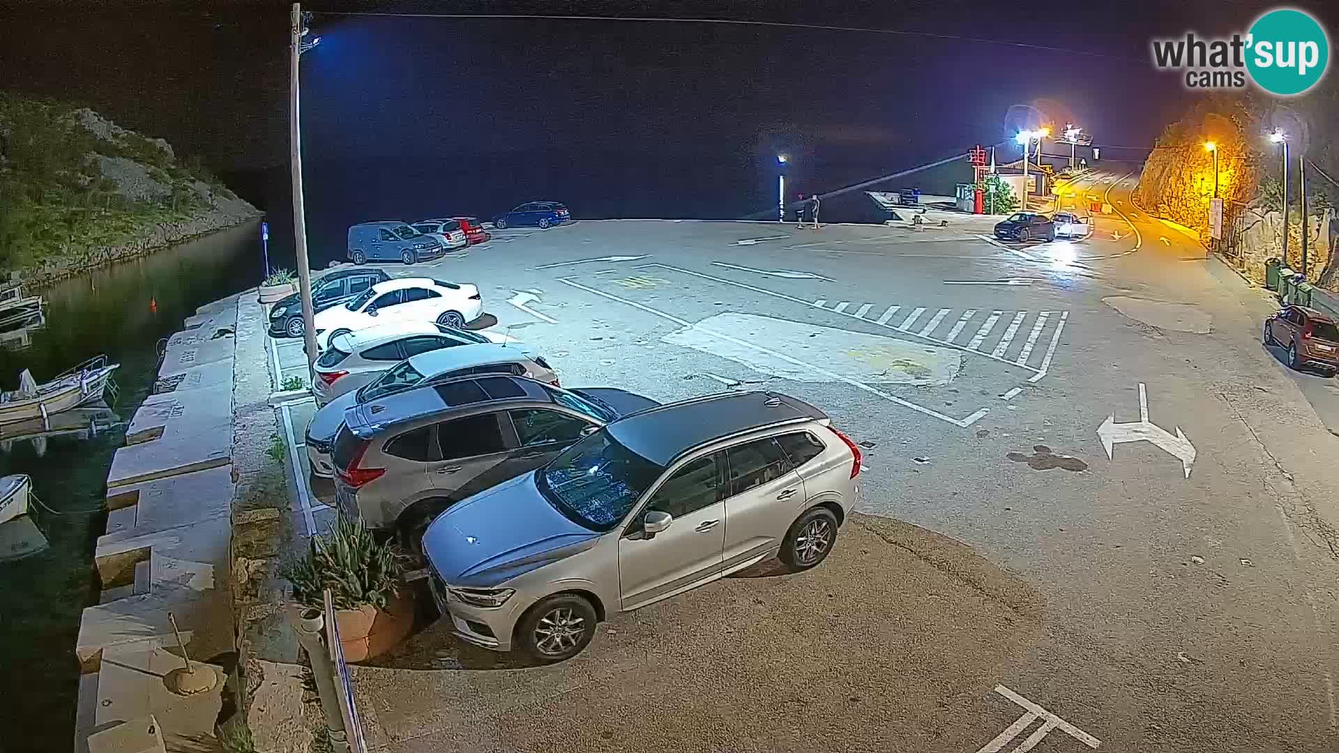 Webcam Fährhafen Prizna – zur Insel Pag