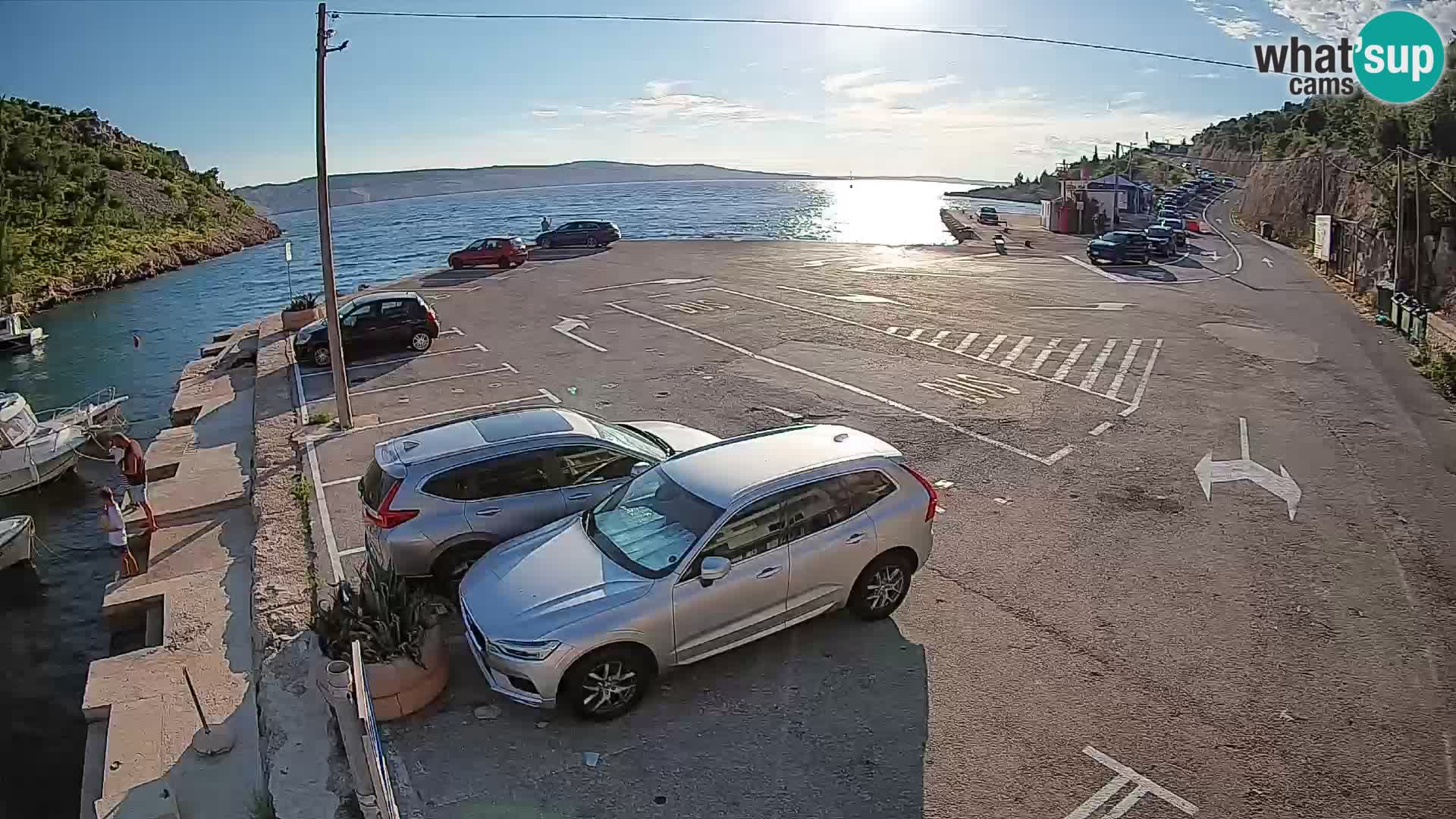 Webcam porto traghetti di Prizna – per l’isola di Pag