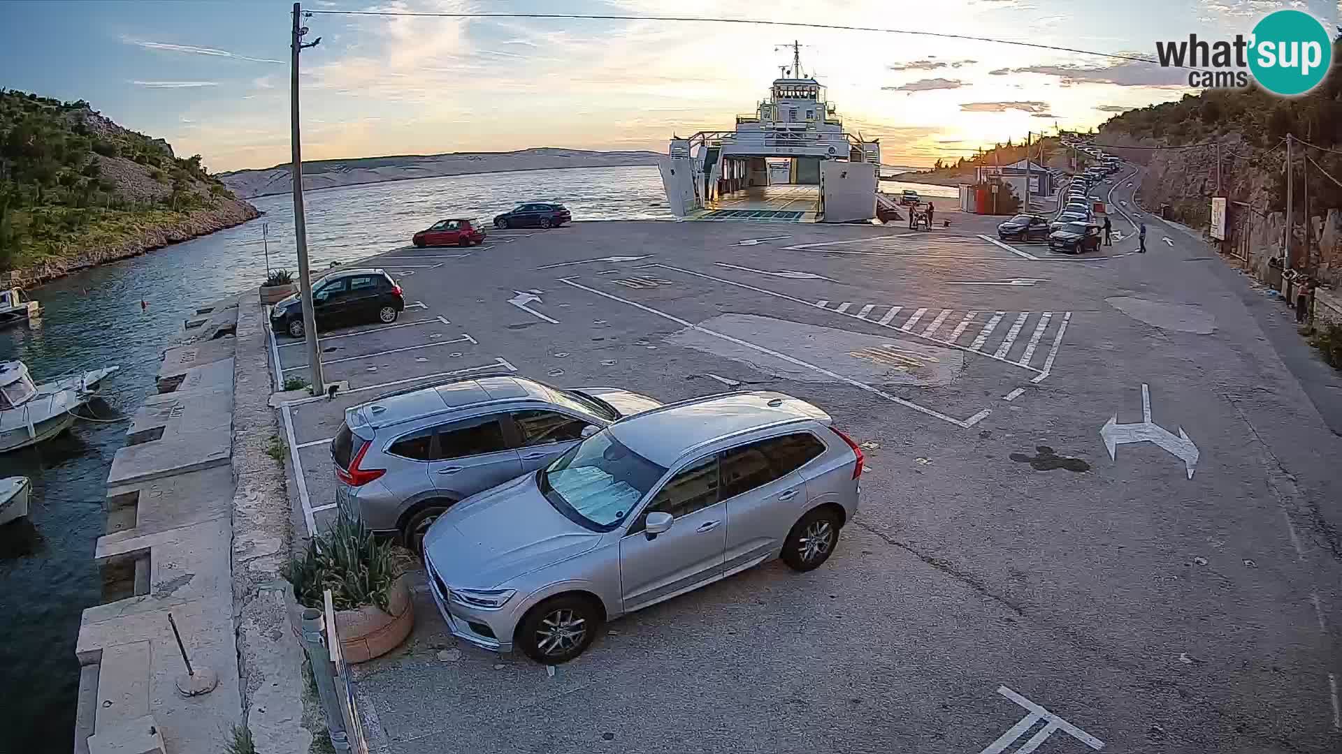 Webcam porto traghetti di Prizna – per l’isola di Pag