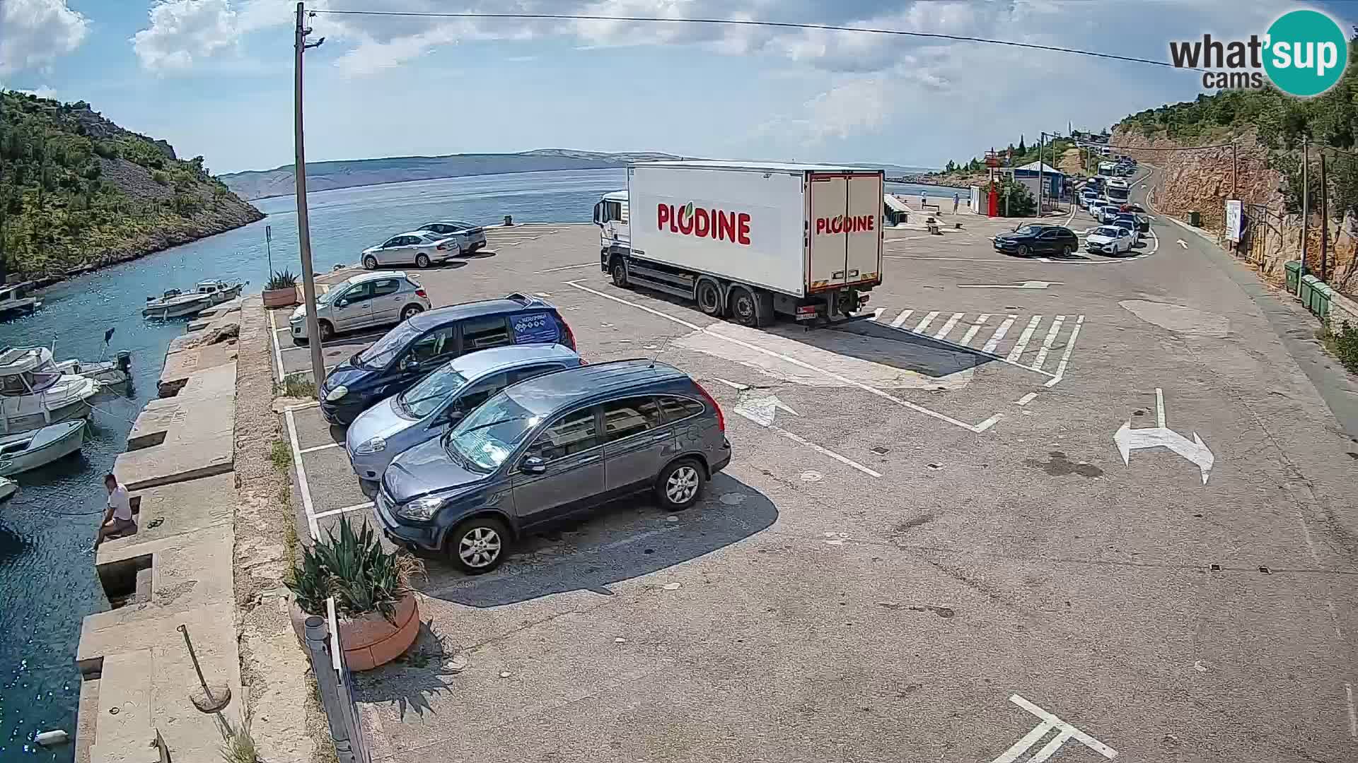Webcam porto traghetti di Prizna – per l’isola di Pag