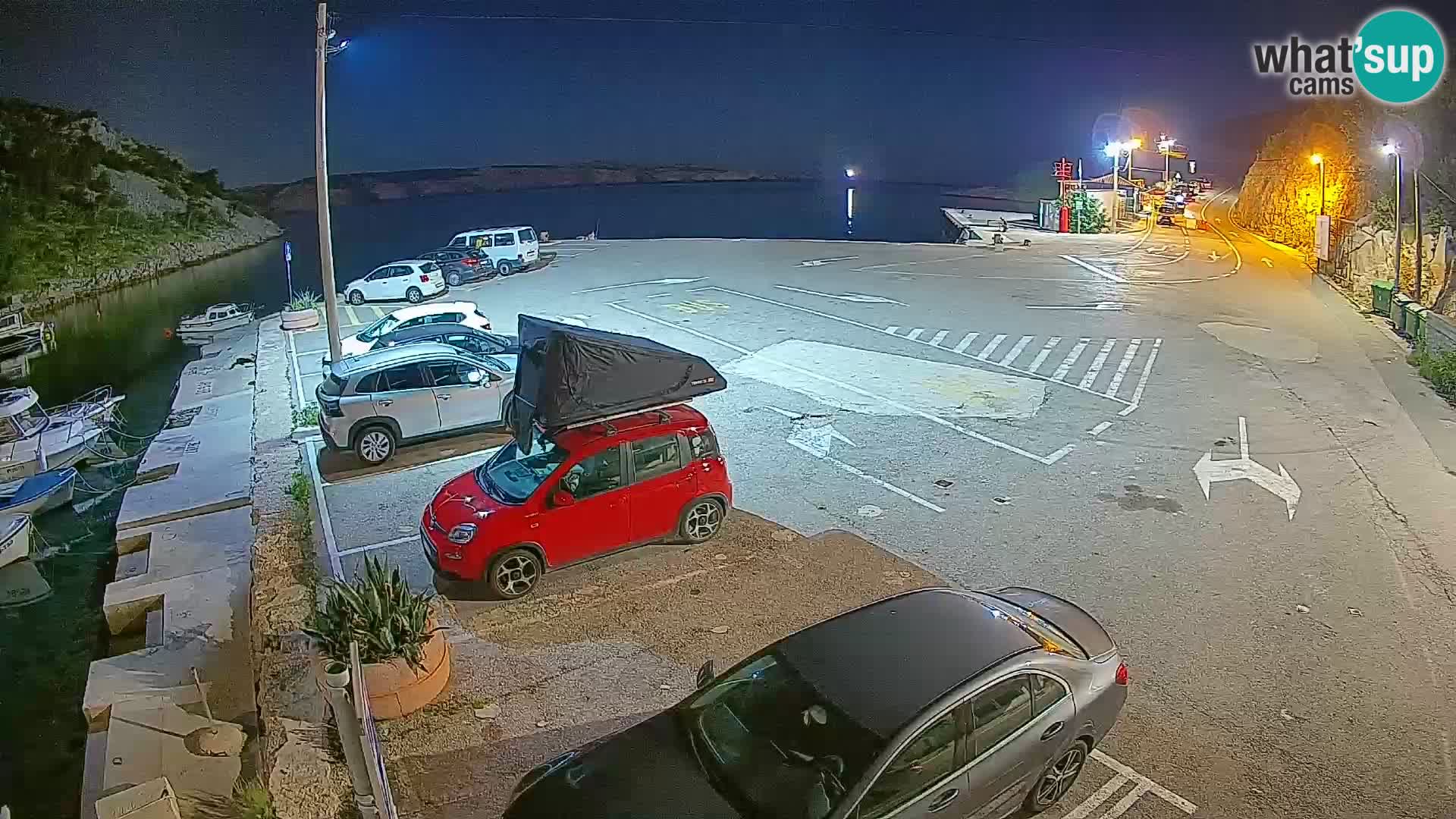 Webcam porto traghetti di Prizna – per l’isola di Pag