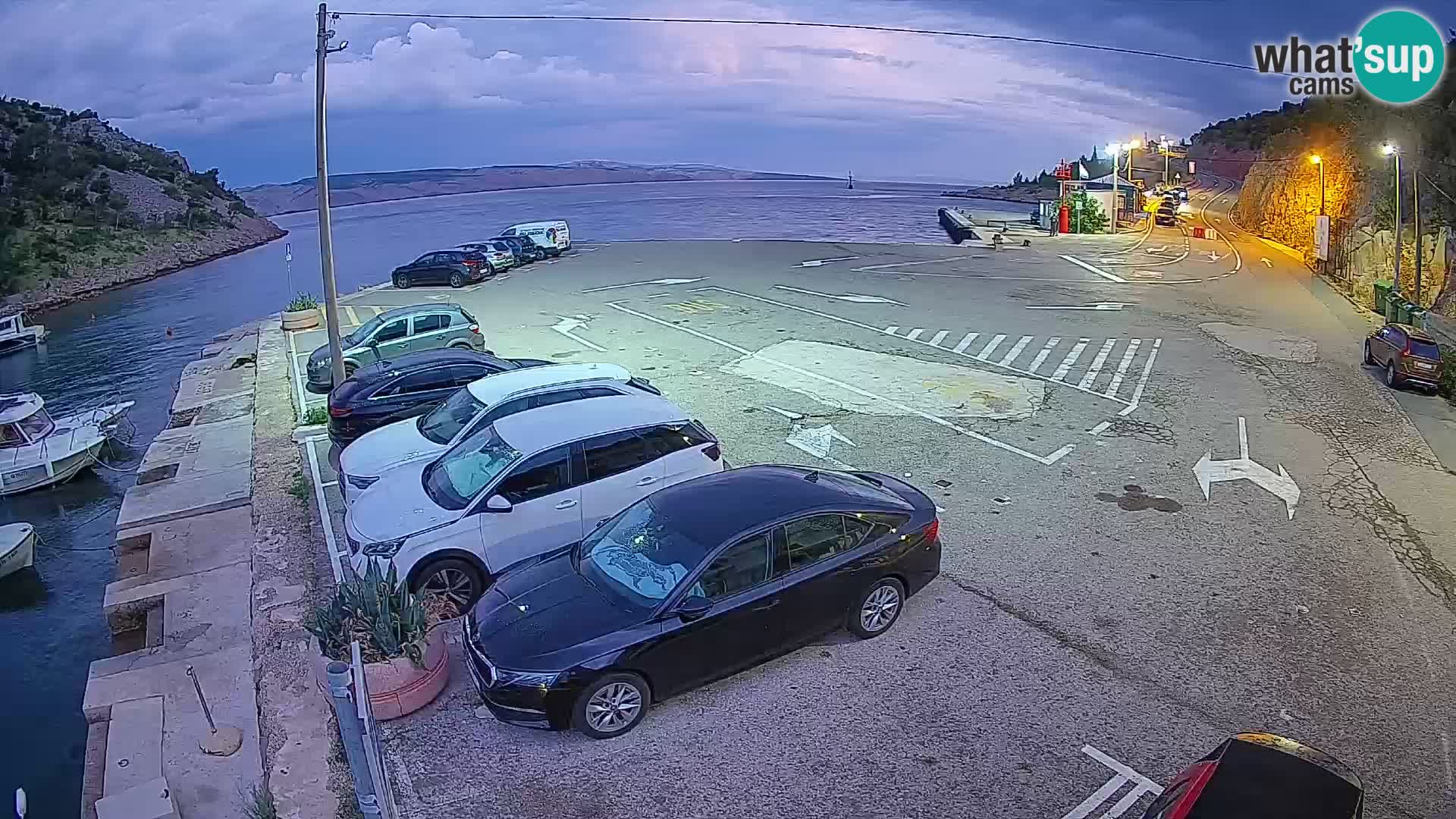 Webcam porto traghetti di Prizna – per l’isola di Pag