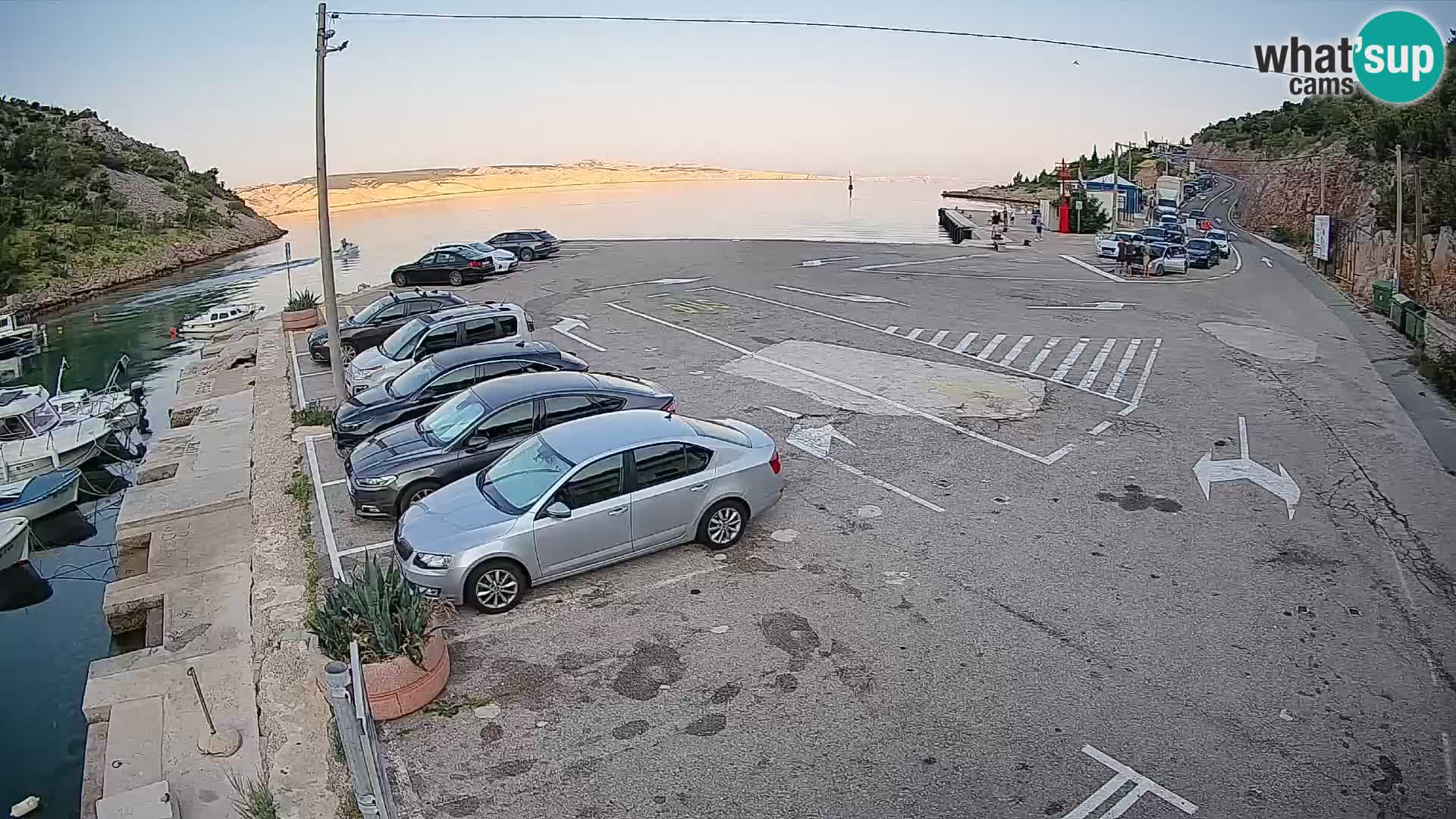 Webcam porto traghetti di Prizna – per l’isola di Pag