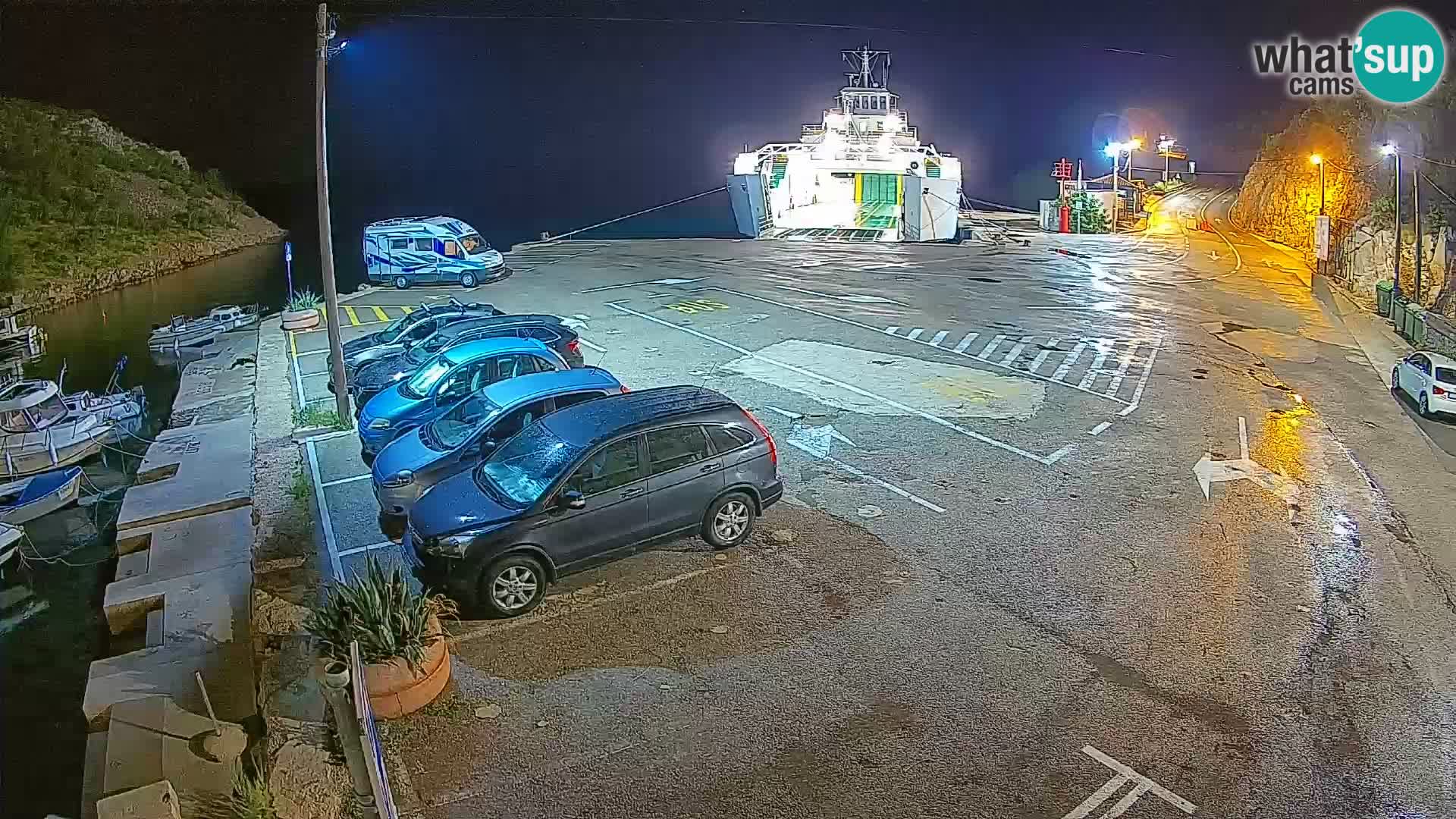 Webcam porto traghetti di Prizna – per l’isola di Pag