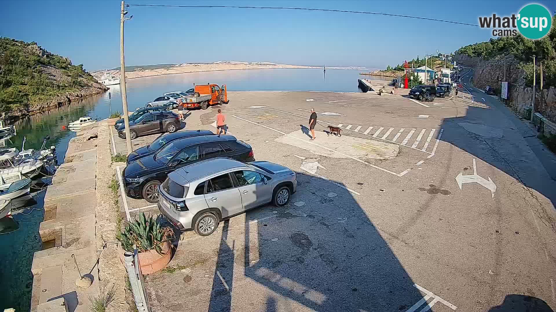 Webcam porto traghetti di Prizna – per l’isola di Pag