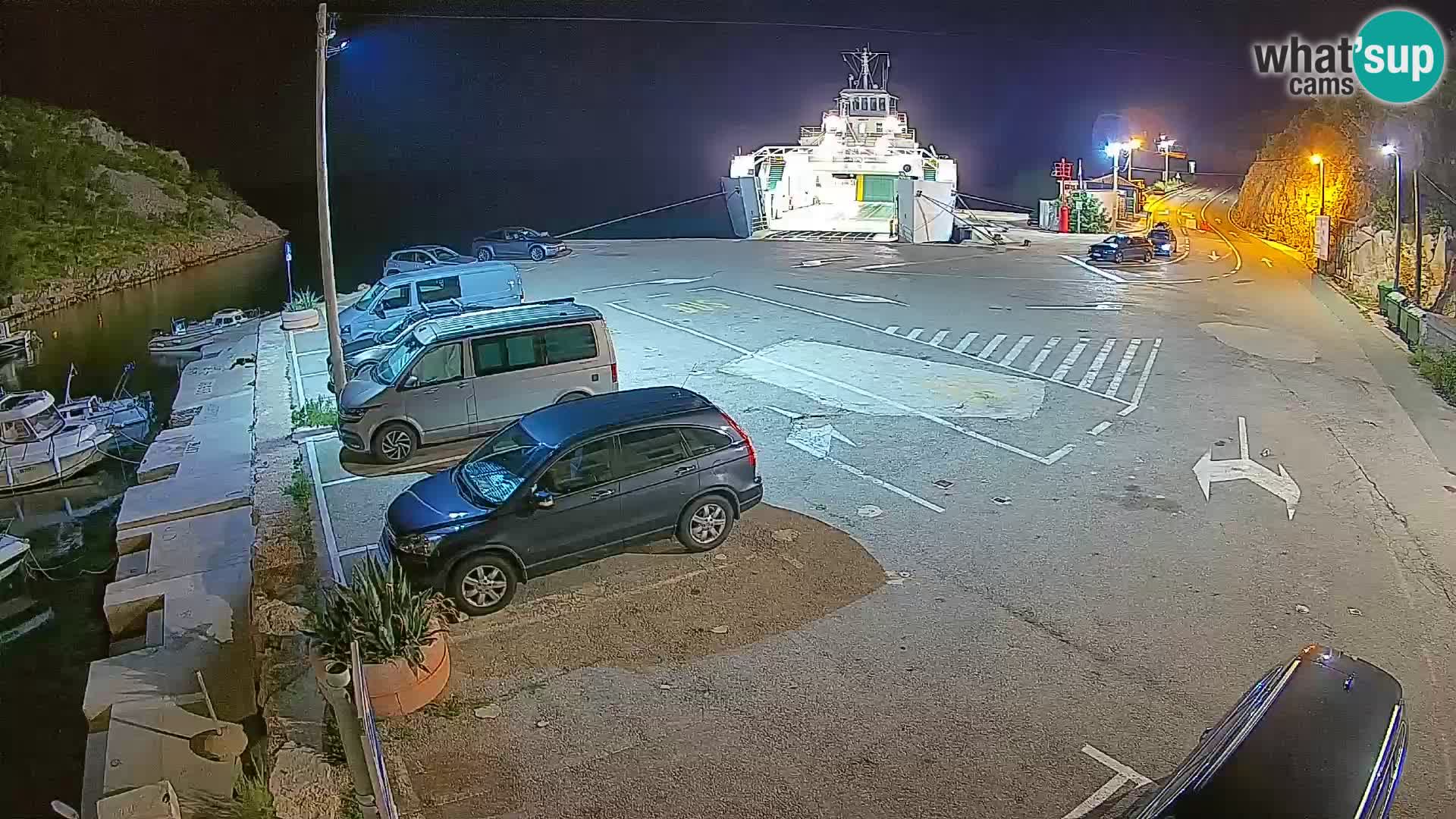 Webcam porto traghetti di Prizna – per l’isola di Pag