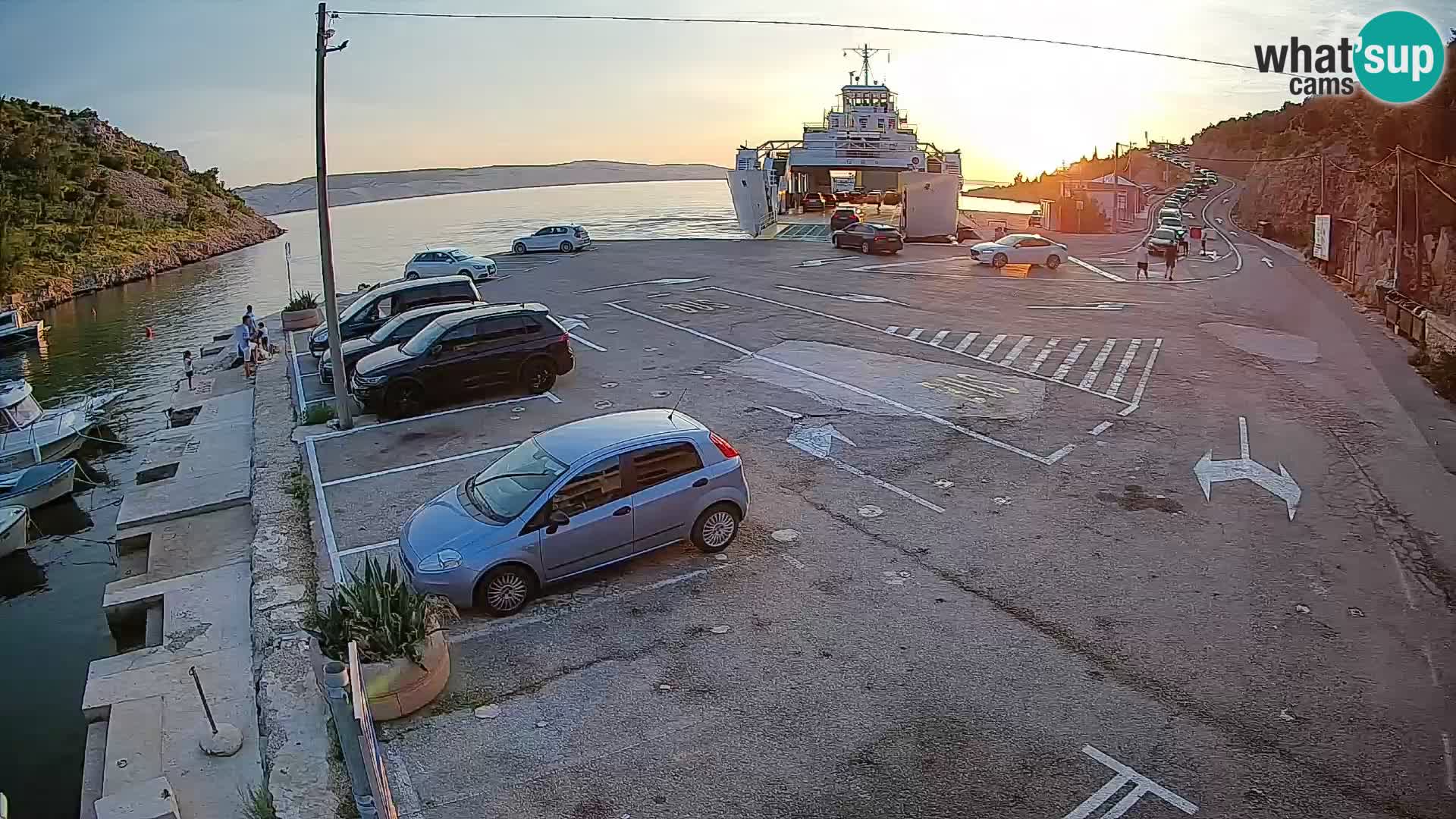Webcam porto traghetti di Prizna – per l’isola di Pag