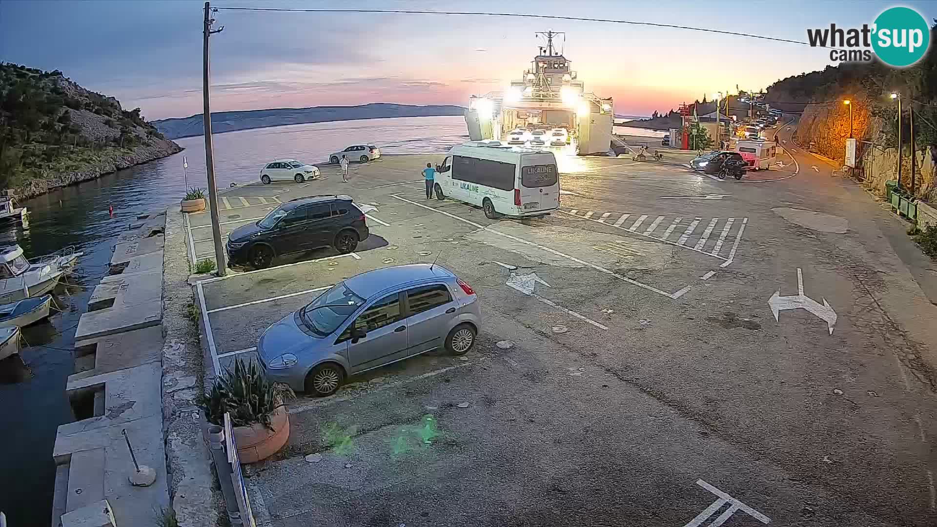 Webcam porto traghetti di Prizna – per l’isola di Pag