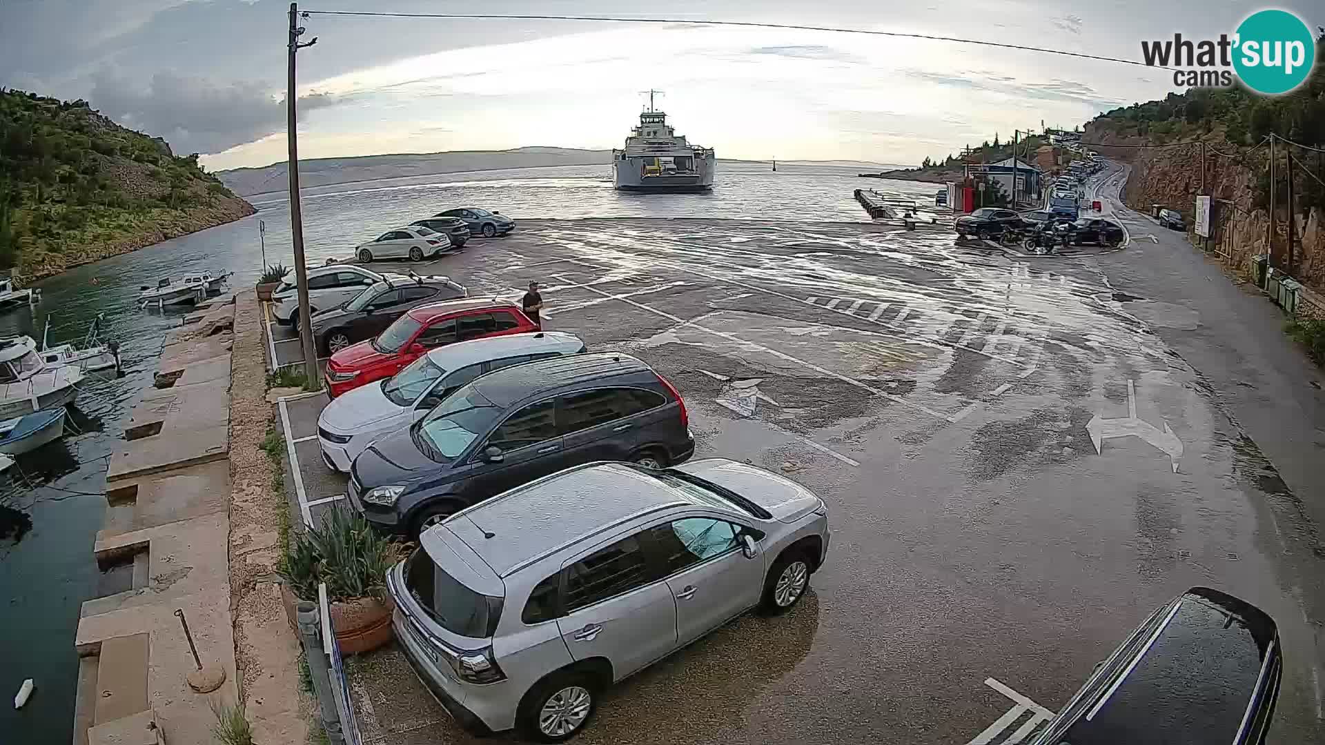 Webcam porto traghetti di Prizna – per l’isola di Pag