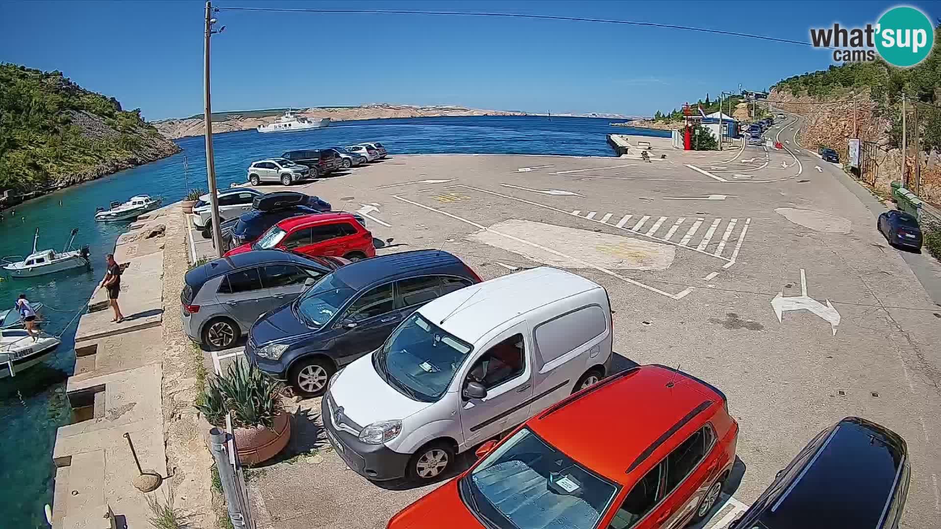 Webcam porto traghetti di Prizna – per l’isola di Pag
