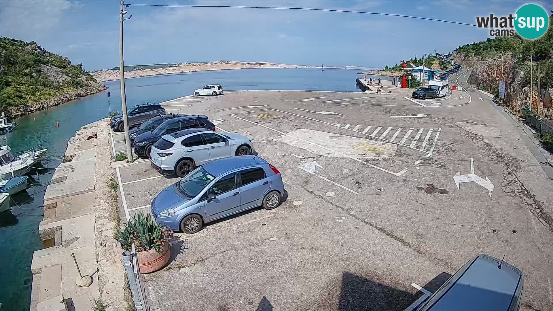 Webcam porto traghetti di Prizna – per l’isola di Pag