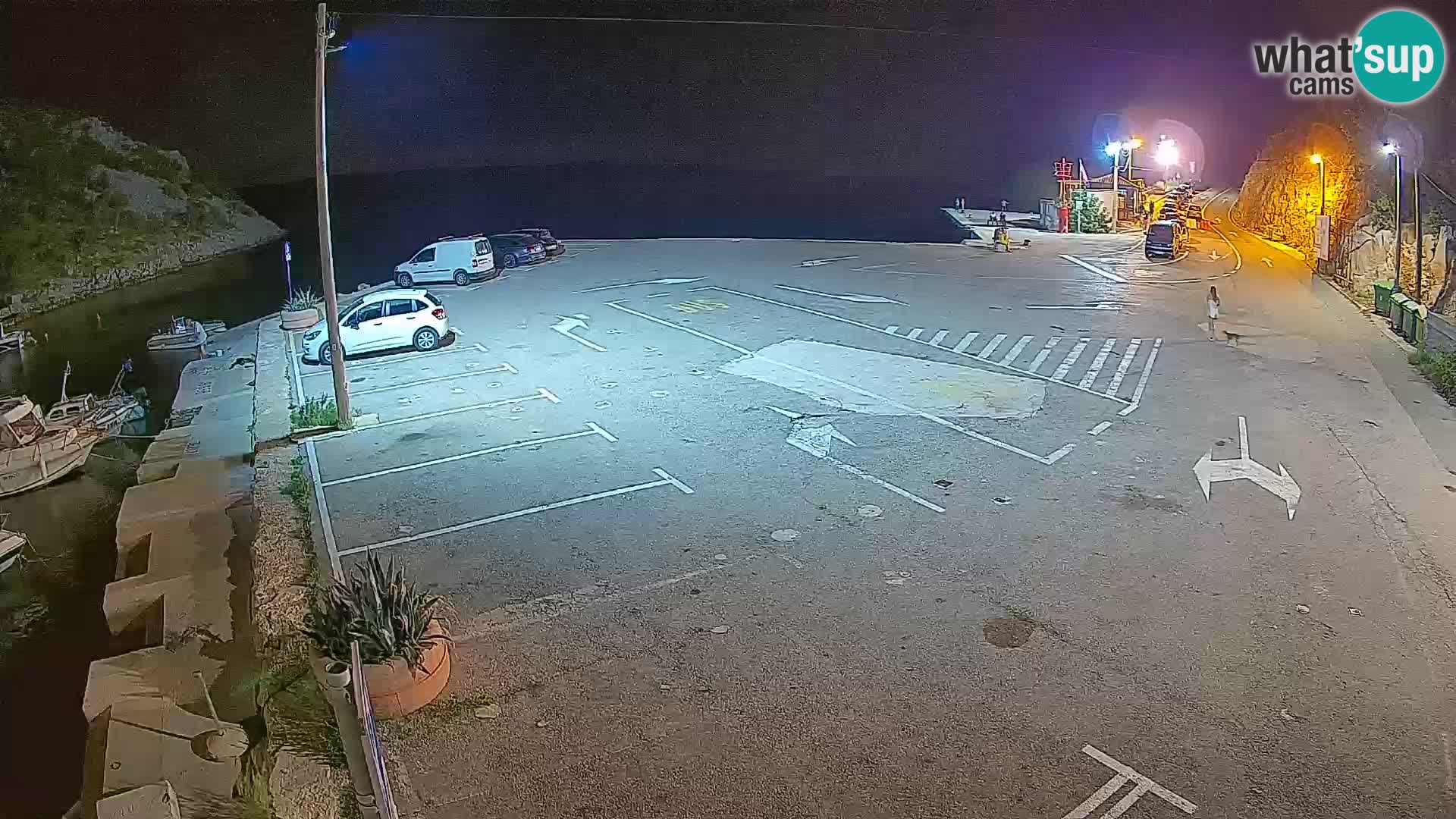 Webcam Fährhafen Prizna – zur Insel Pag