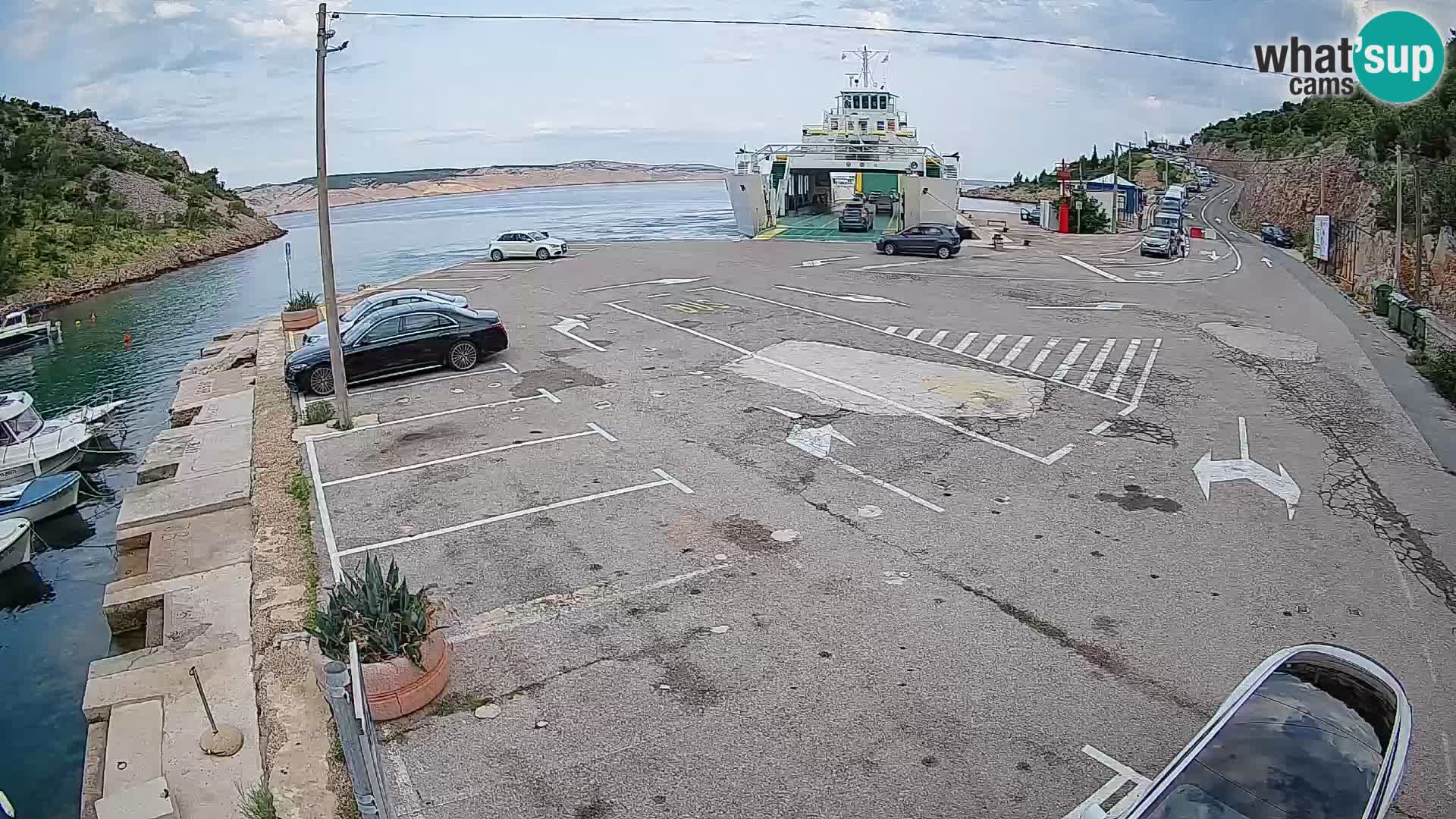 Webcam porto traghetti di Prizna – per l’isola di Pag