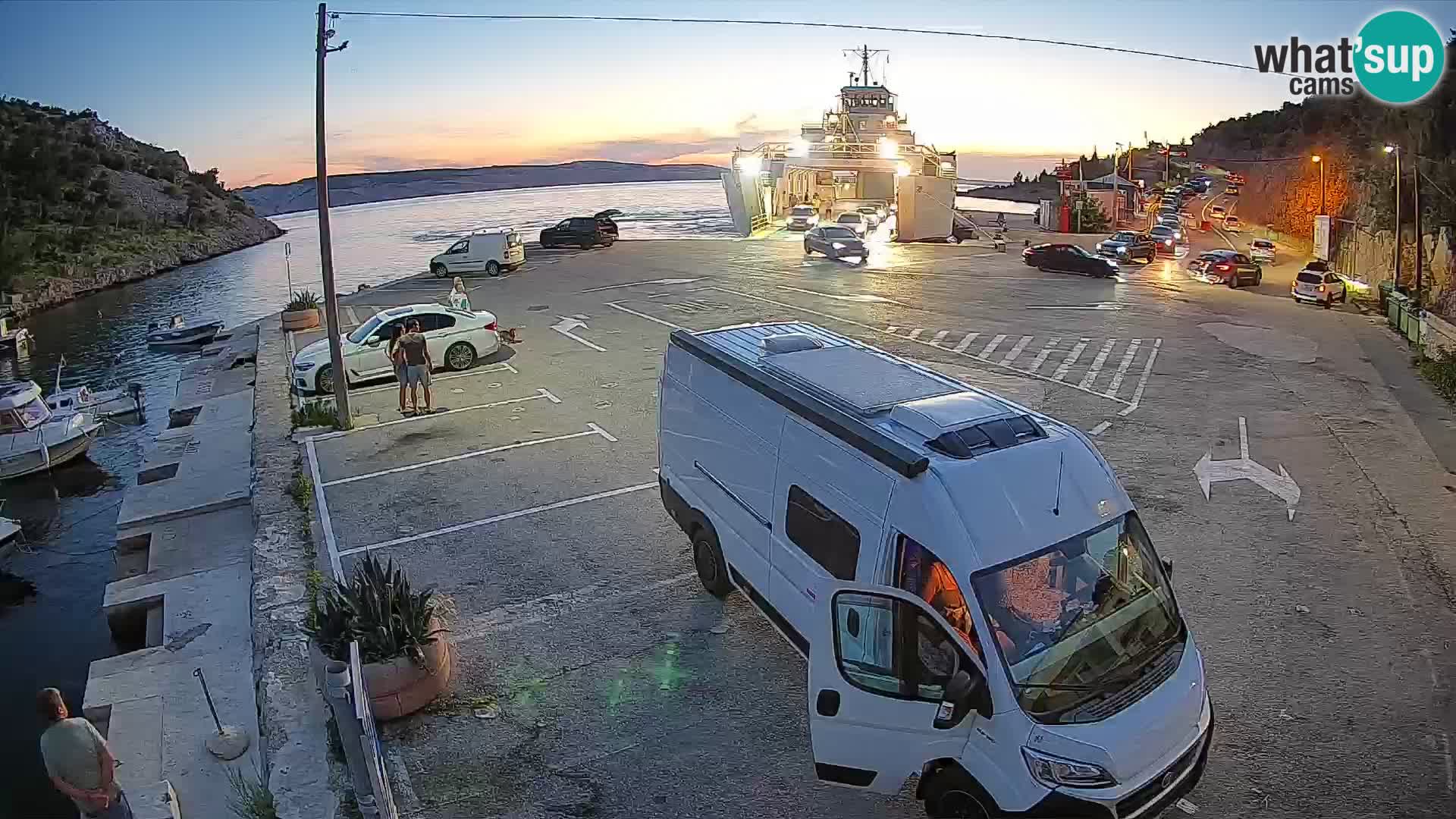 Webcam porto traghetti di Prizna – per l’isola di Pag