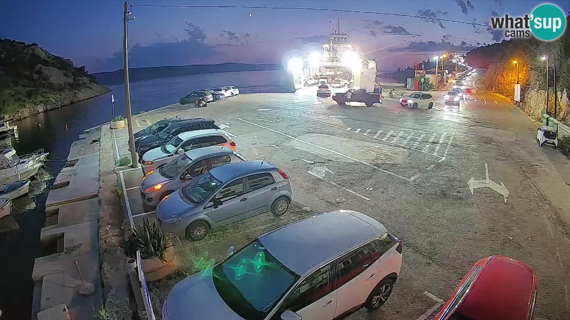 Webcam porto traghetti di Prizna – per l’isola di Pag