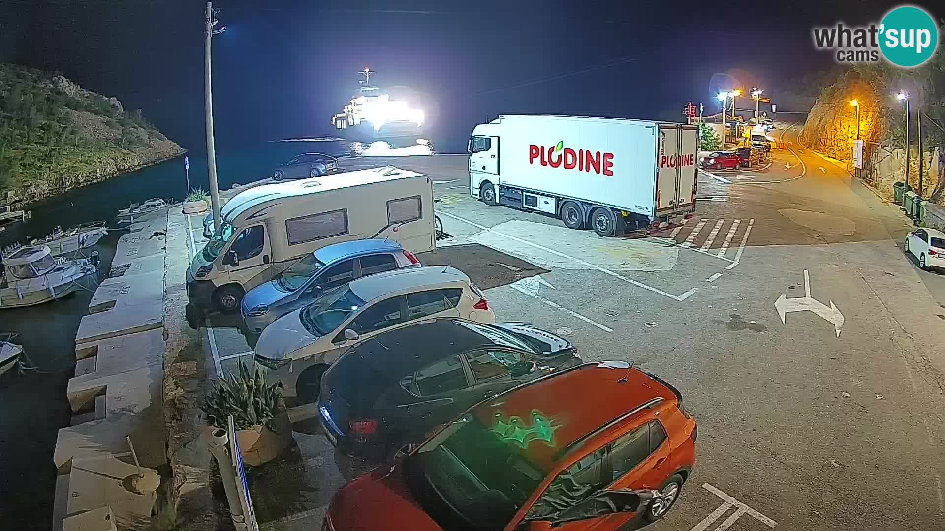 Webcam porto traghetti di Prizna – per l’isola di Pag