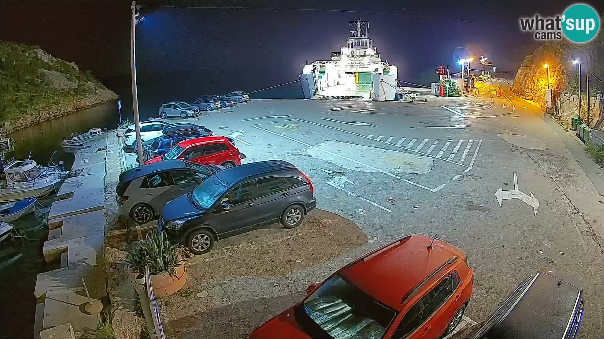 Webcam porto traghetti di Prizna – per l’isola di Pag