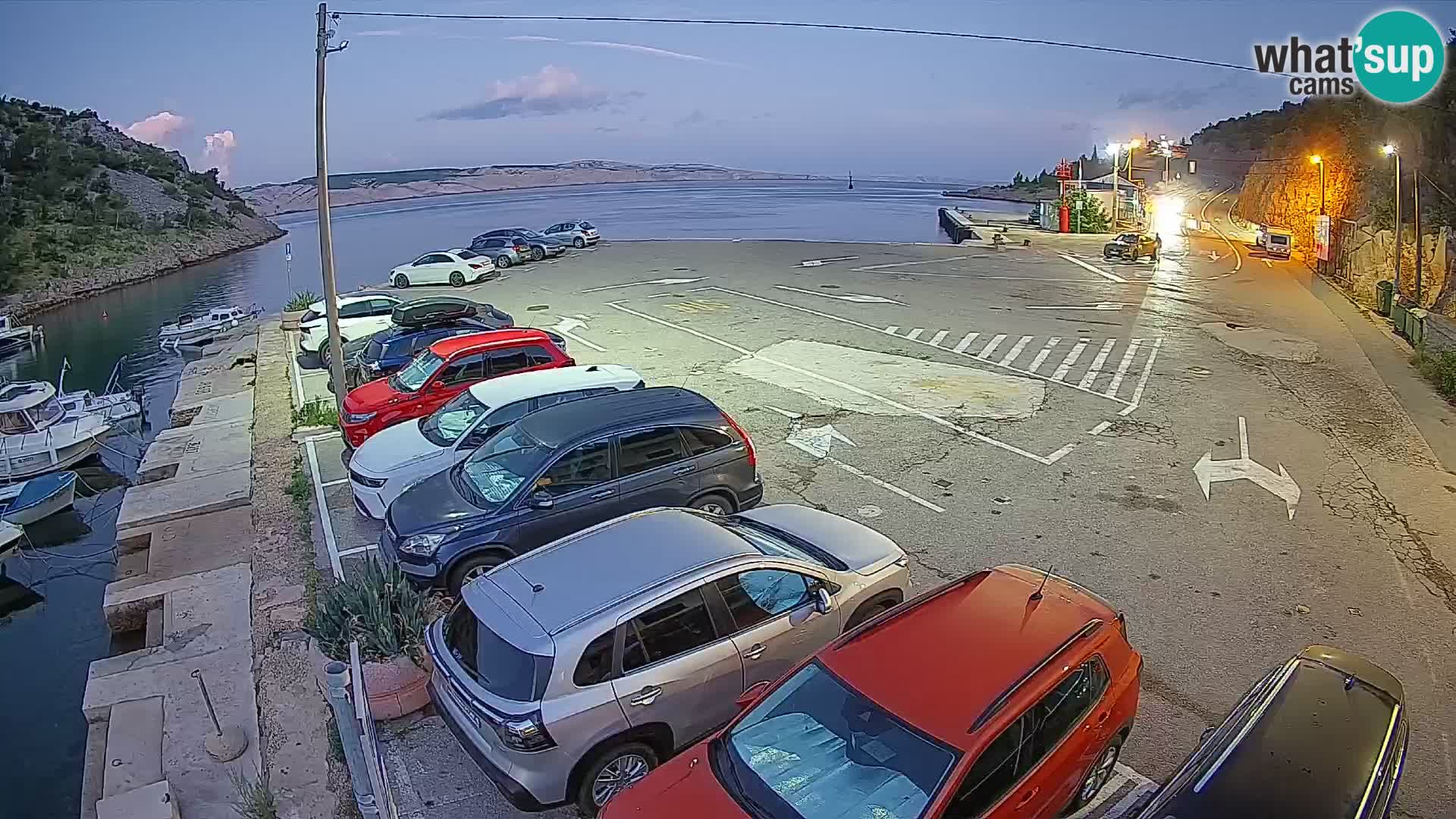 Webcam porto traghetti di Prizna – per l’isola di Pag