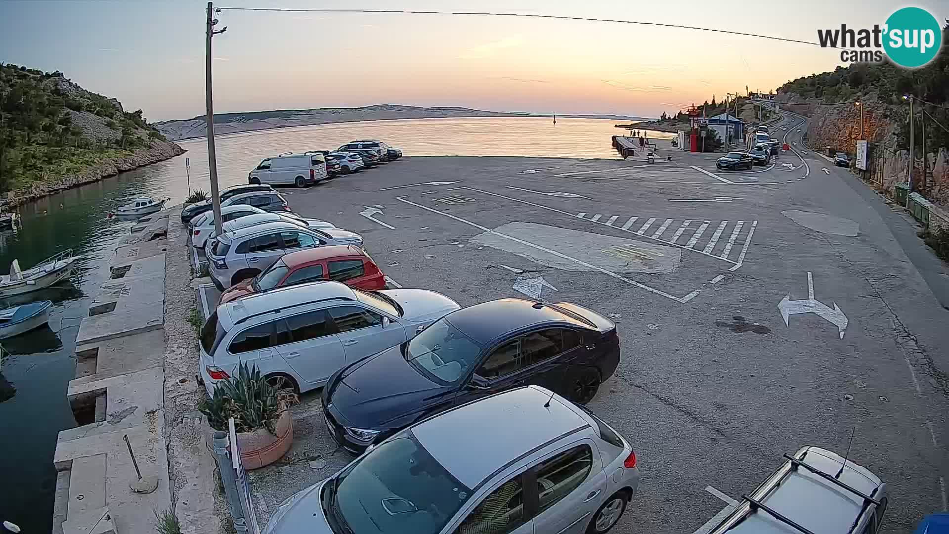 Webcam porto traghetti di Prizna – per l’isola di Pag