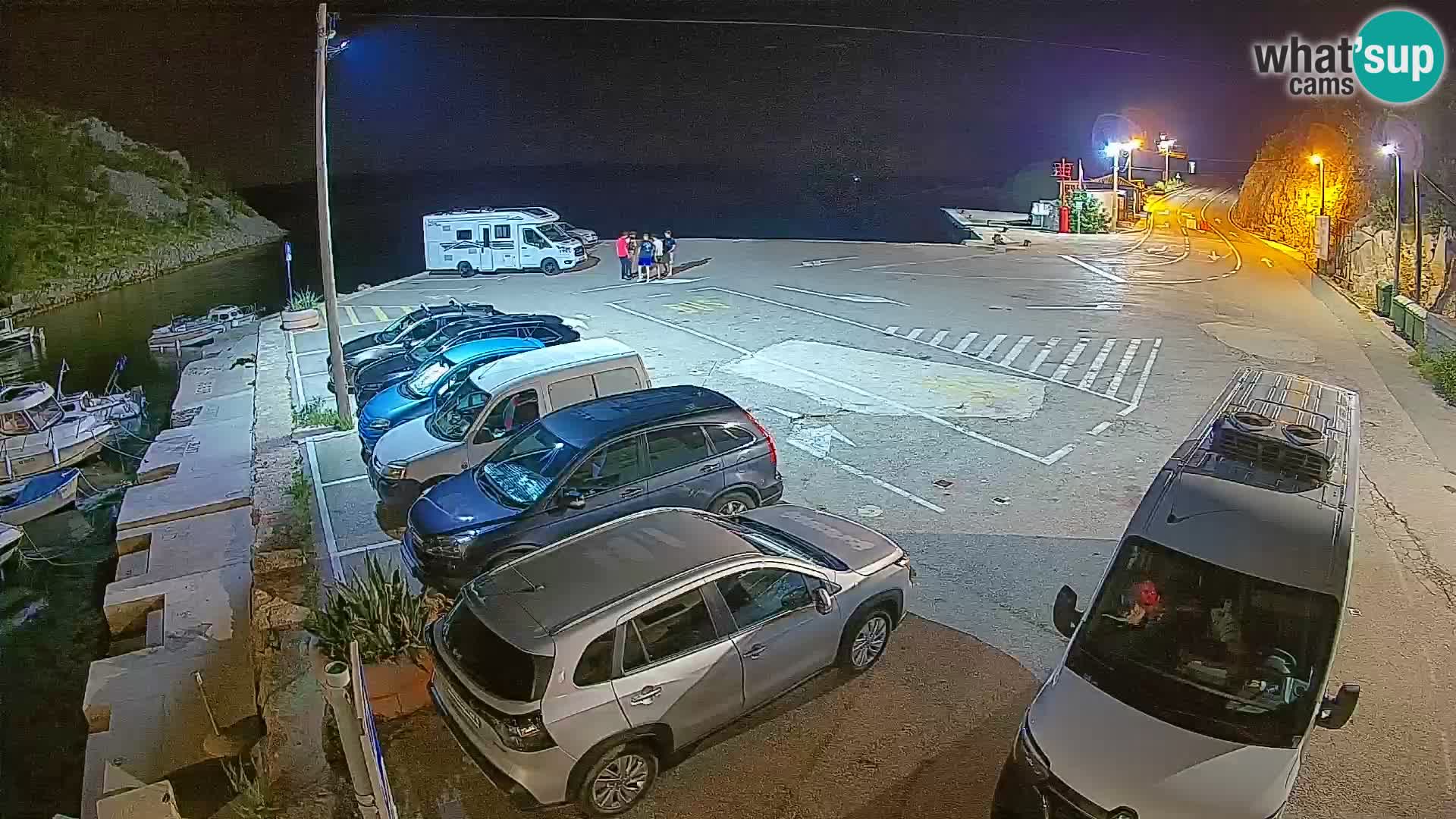 Webcam Fährhafen Prizna – zur Insel Pag