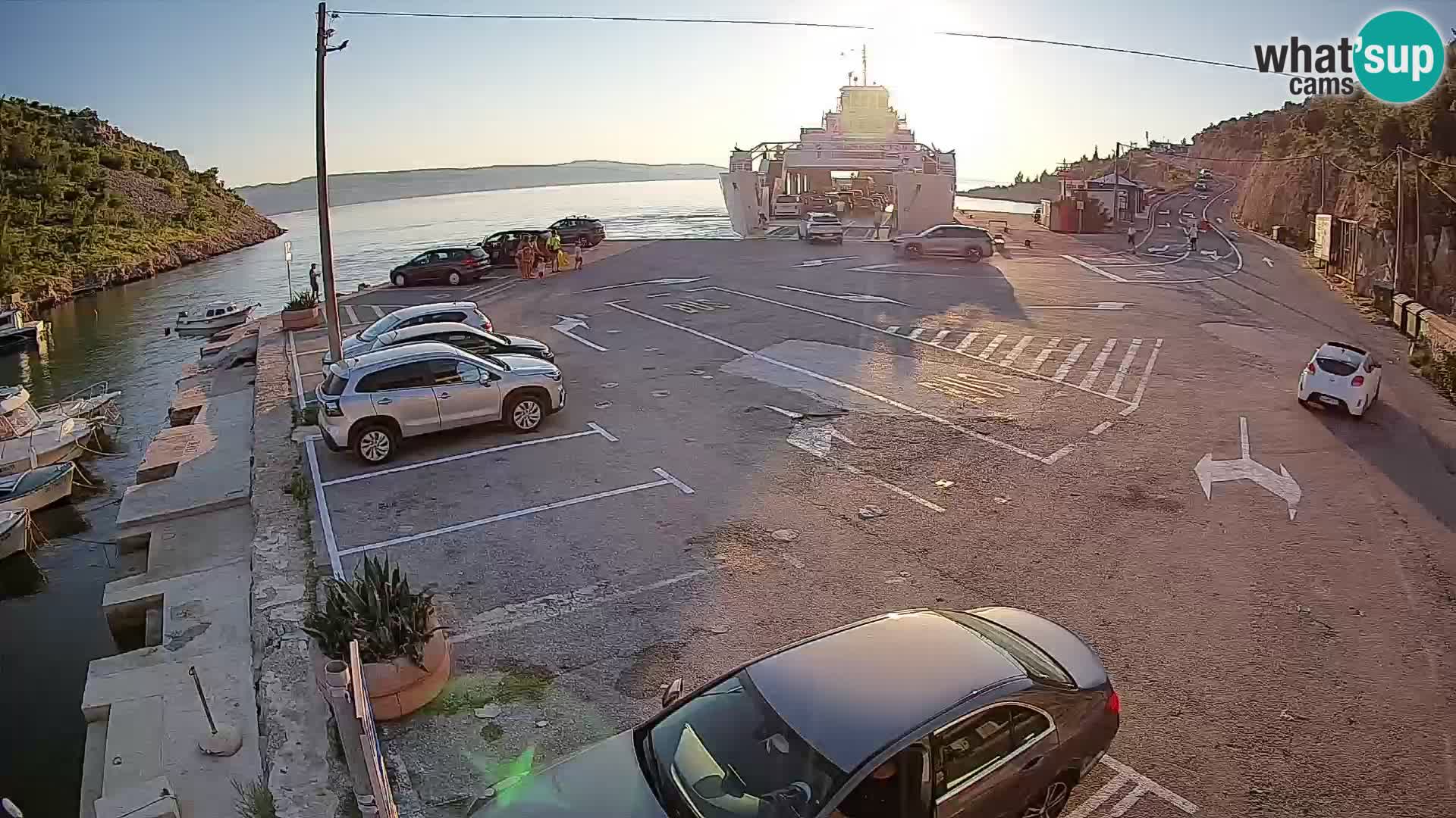 Webcam porto traghetti di Prizna – per l’isola di Pag
