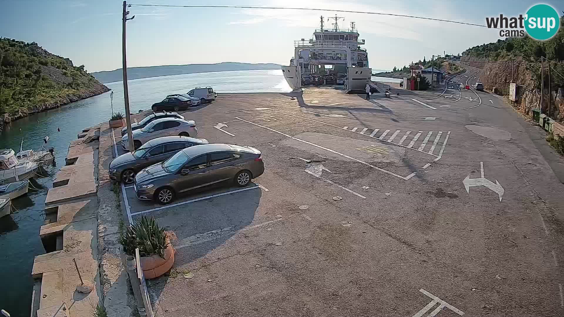Webcam porto traghetti di Prizna – per l’isola di Pag