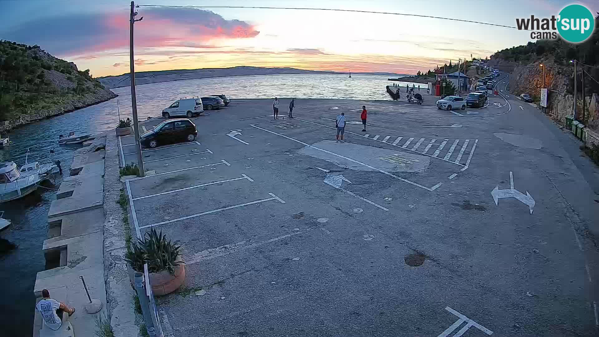 Webcam porto traghetti di Prizna – per l’isola di Pag