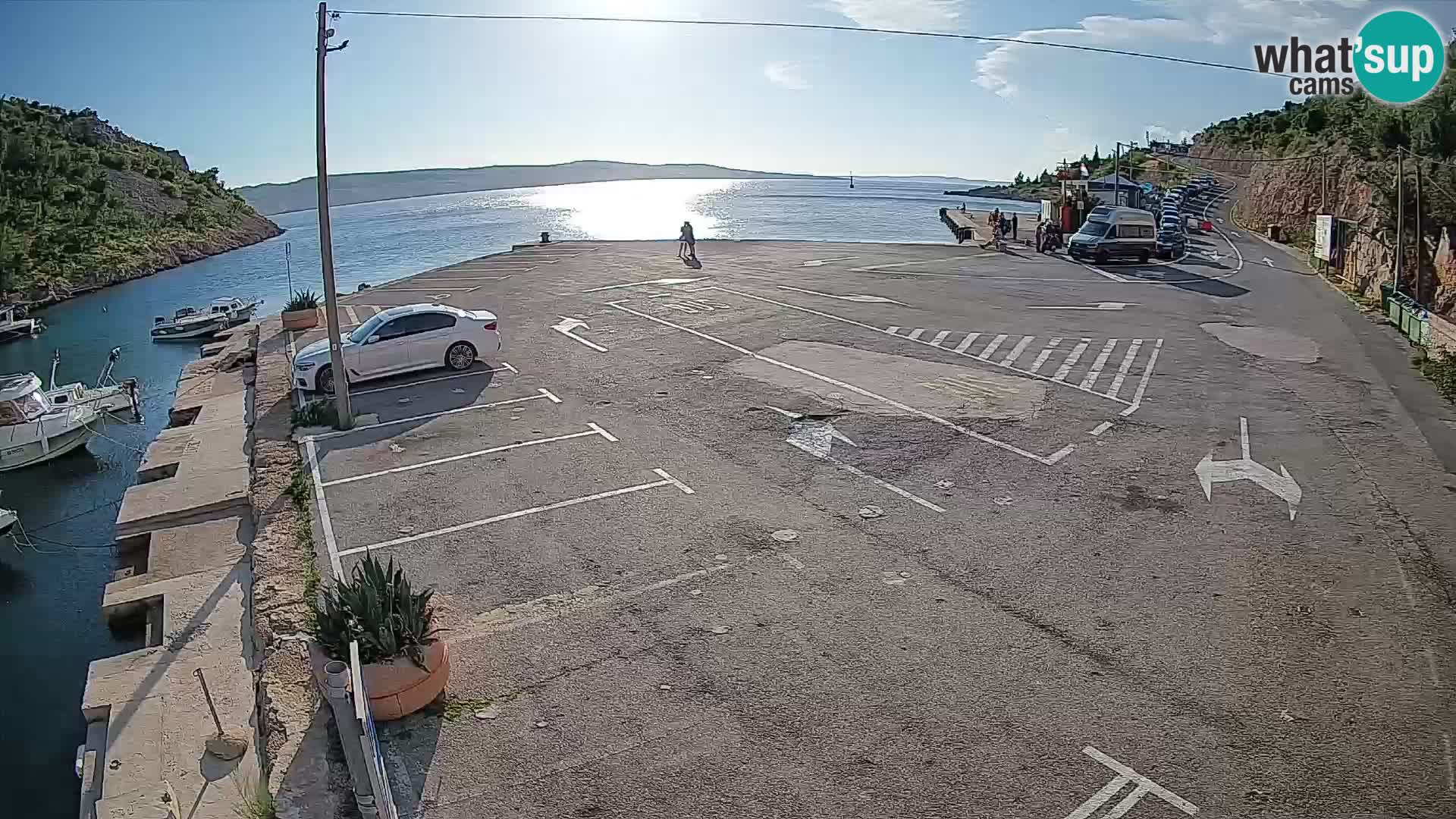 Webcam porto traghetti di Prizna – per l’isola di Pag