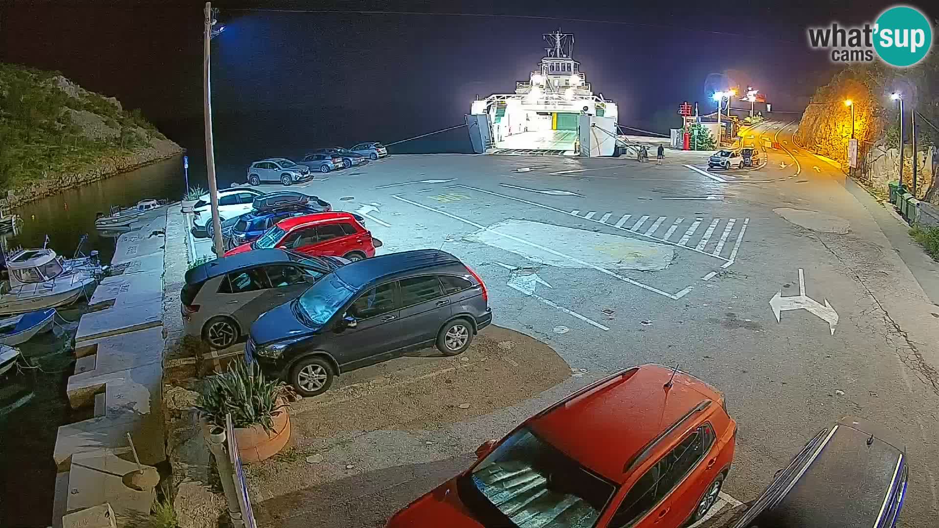 Webcam porto traghetti di Prizna – per l’isola di Pag