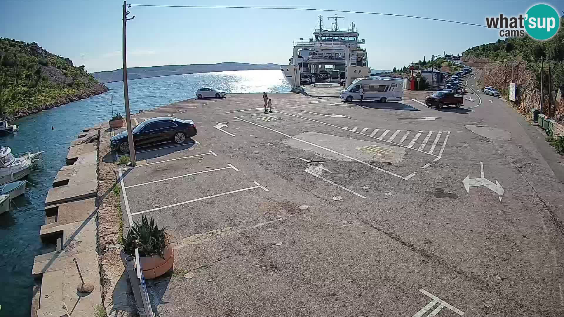 Webcam porto traghetti di Prizna – per l’isola di Pag