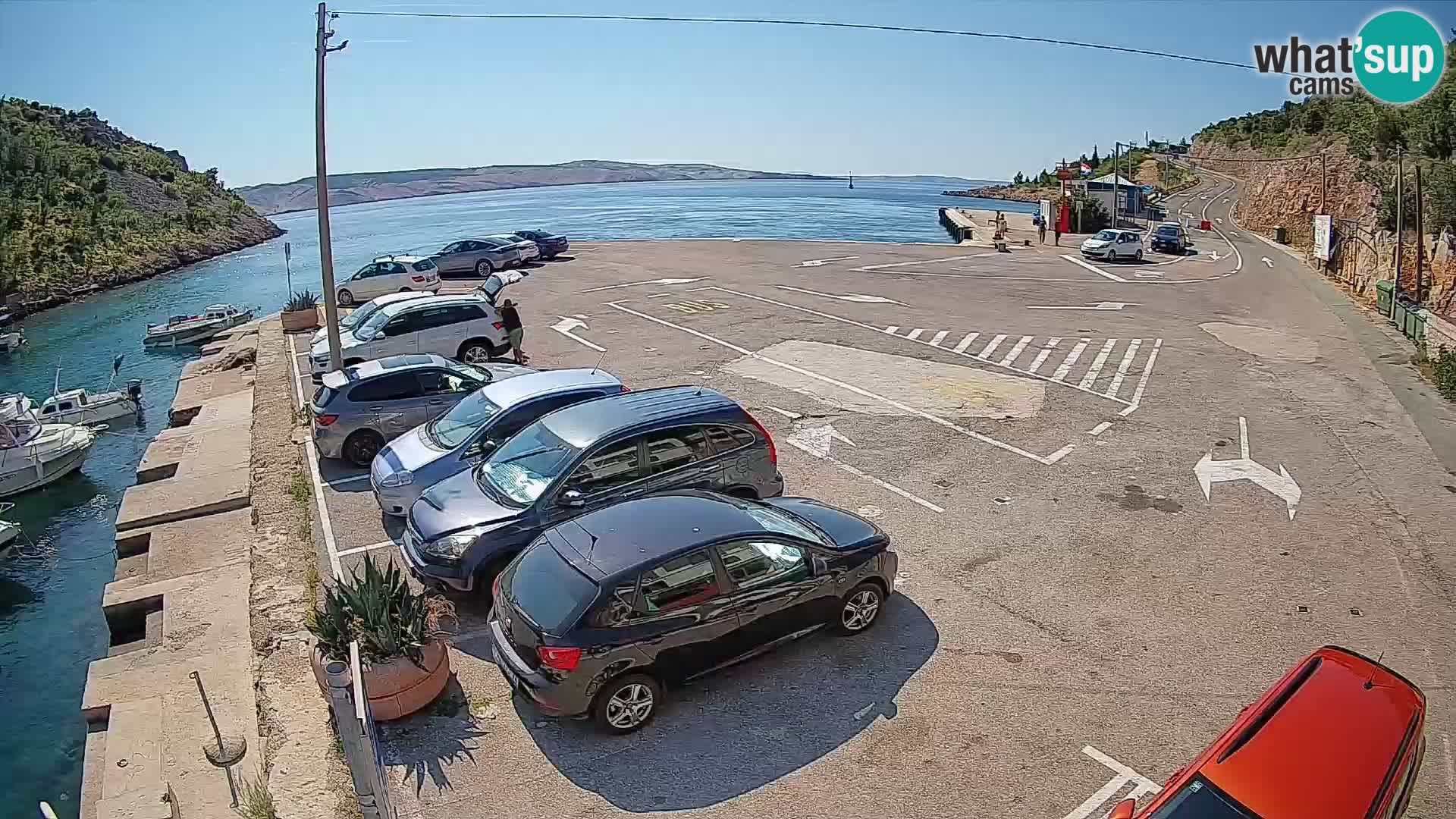 Webcam porto traghetti di Prizna – per l’isola di Pag
