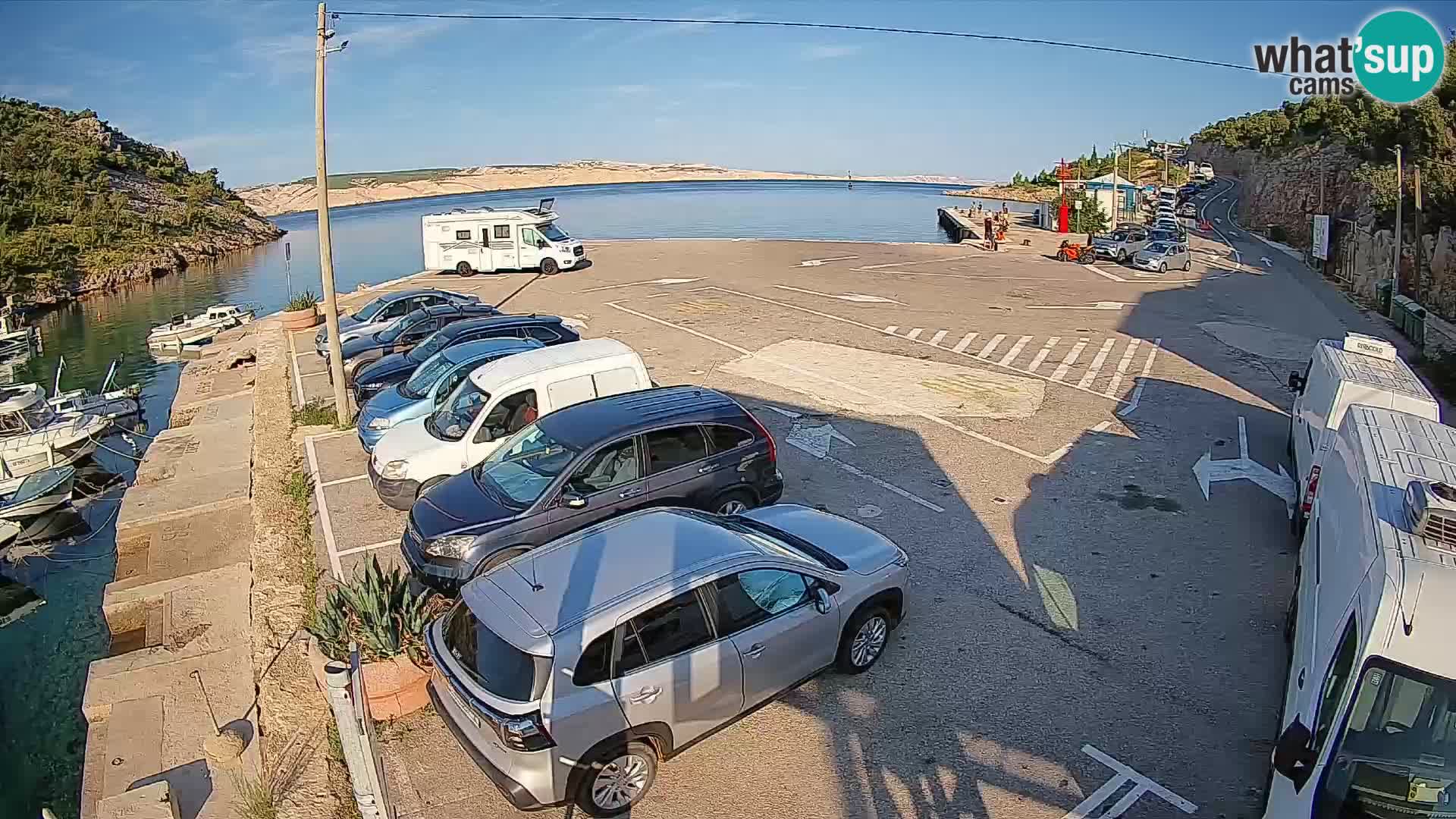 Webcam porto traghetti di Prizna – per l’isola di Pag