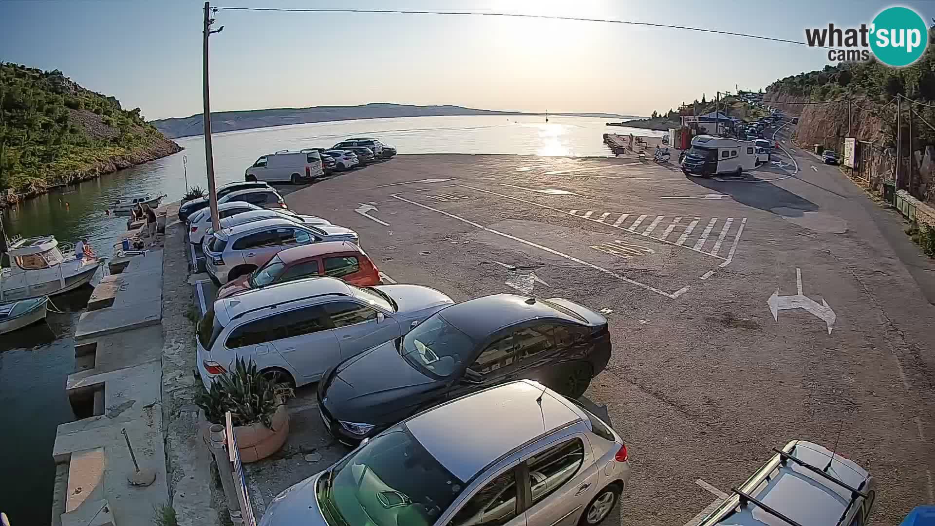 Webcam porto traghetti di Prizna – per l’isola di Pag