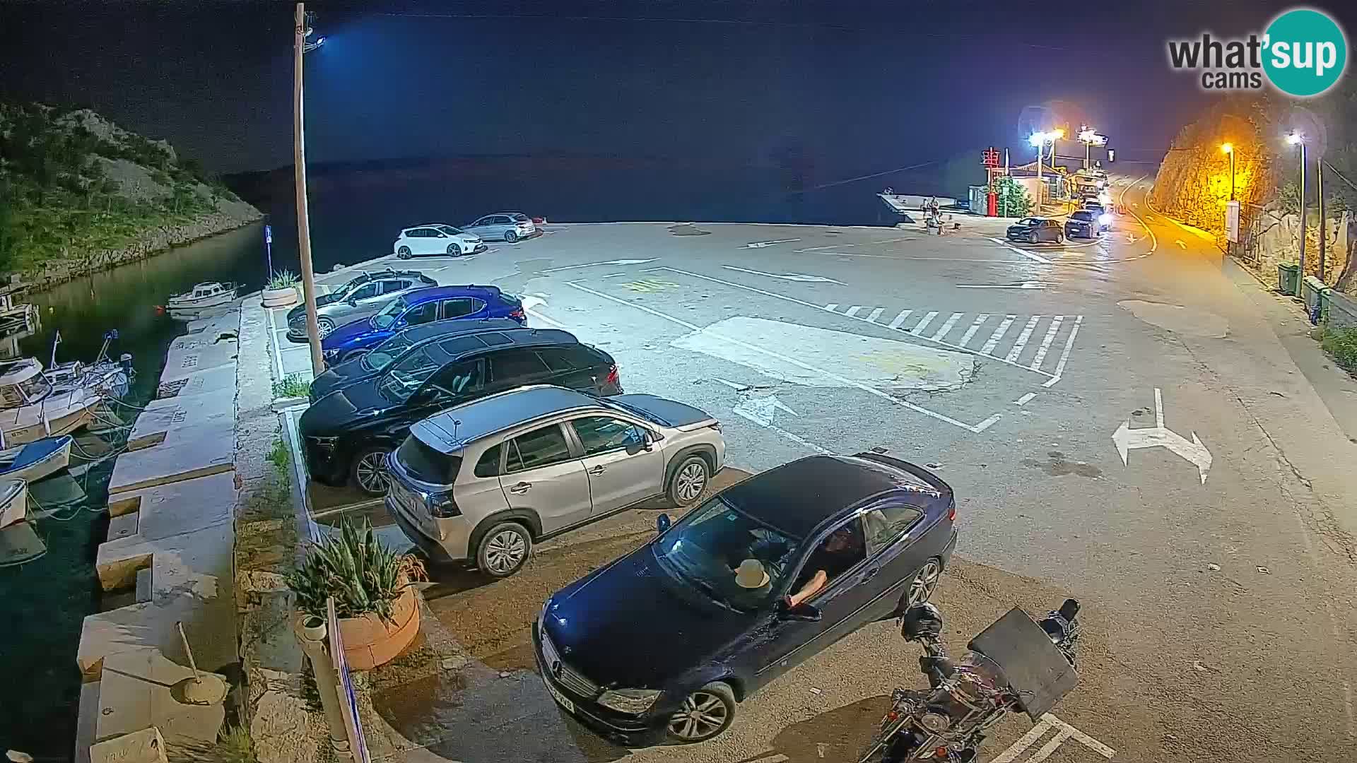 Webcam Fährhafen Prizna – zur Insel Pag