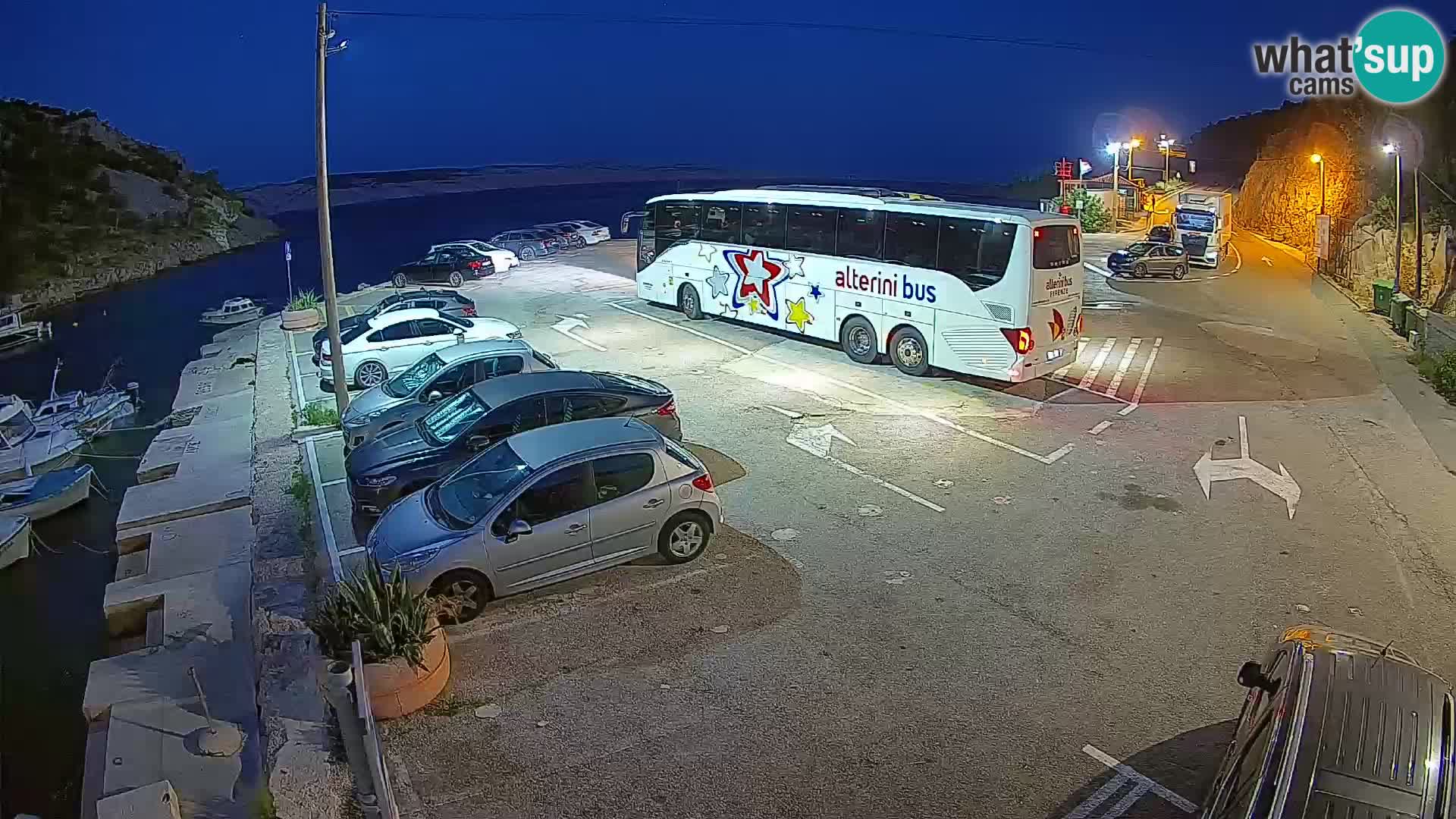 Webcam porto traghetti di Prizna – per l’isola di Pag