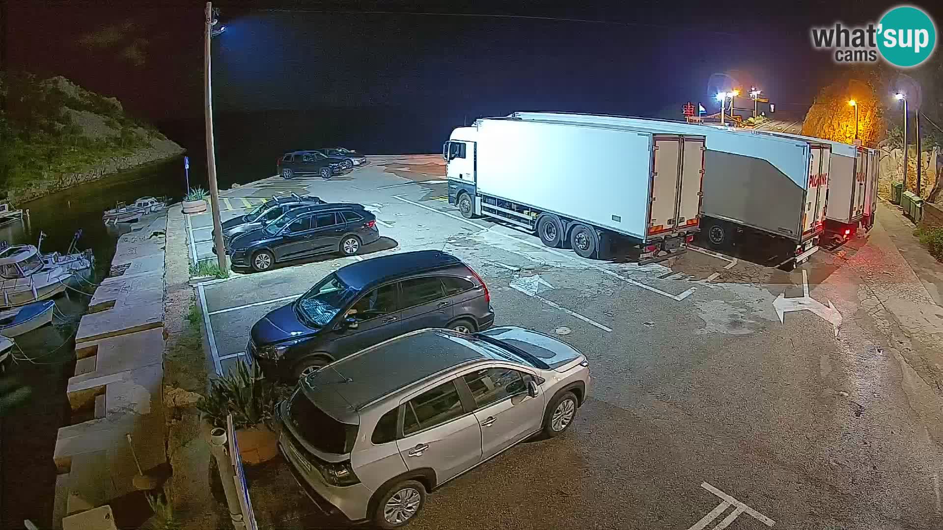 Webcam porto traghetti di Prizna – per l’isola di Pag