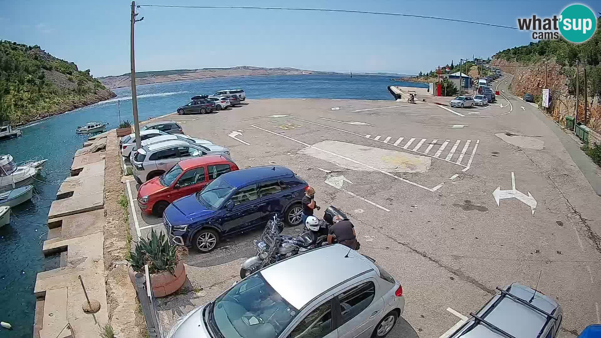 Webcam porto traghetti di Prizna – per l’isola di Pag