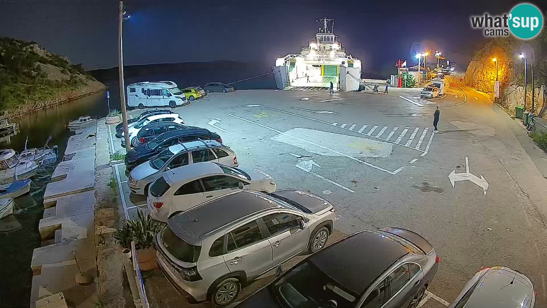 Webcam porto traghetti di Prizna – per l’isola di Pag
