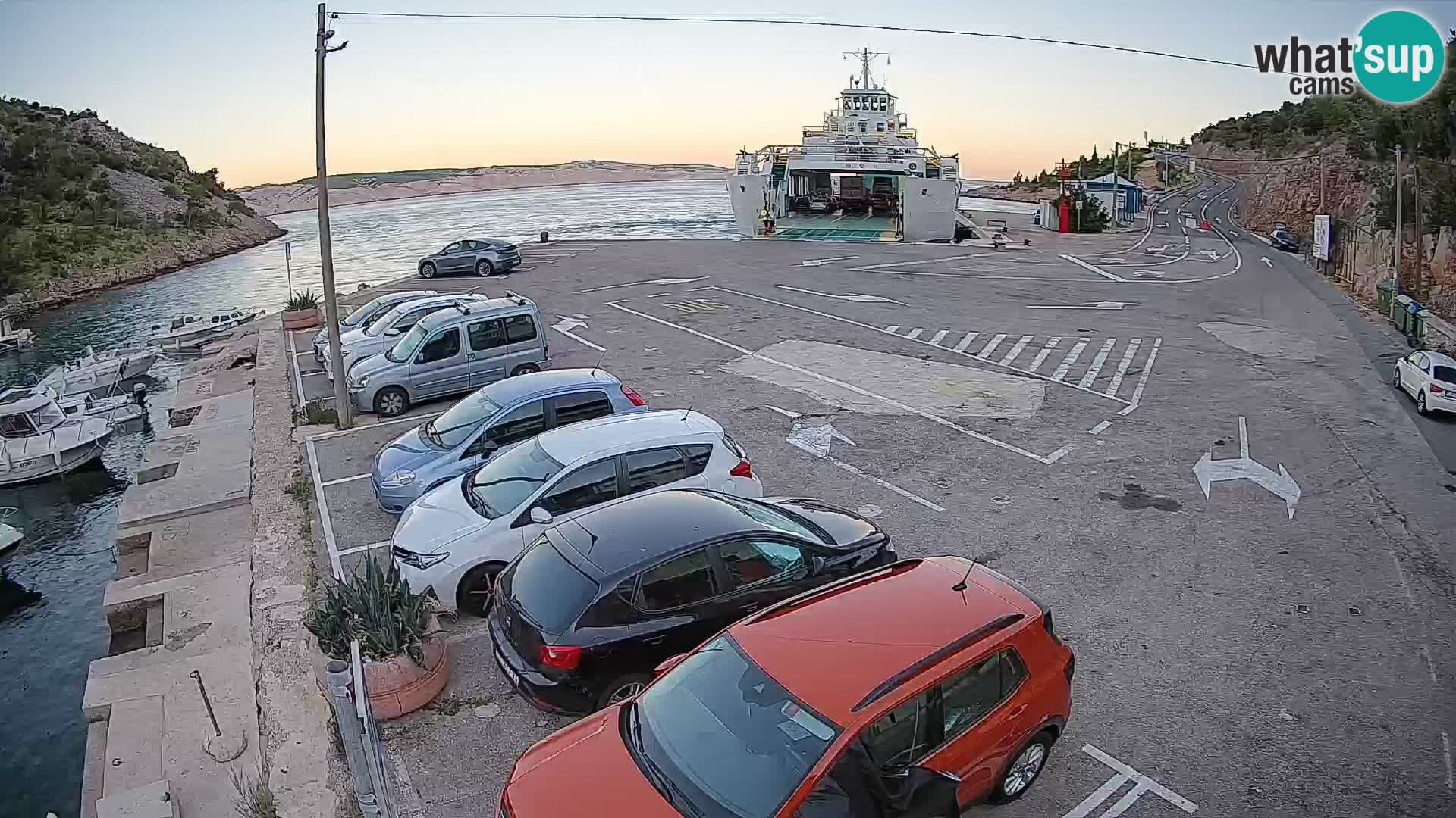 Webcam porto traghetti di Prizna – per l’isola di Pag