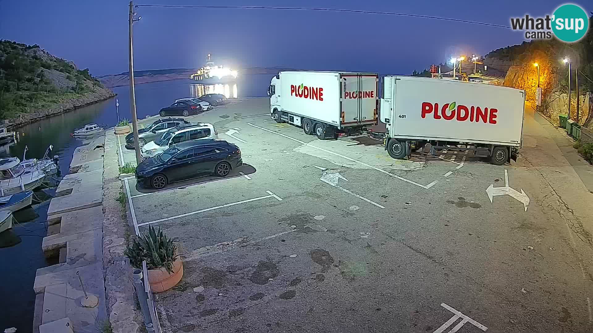 Webcam porto traghetti di Prizna – per l’isola di Pag