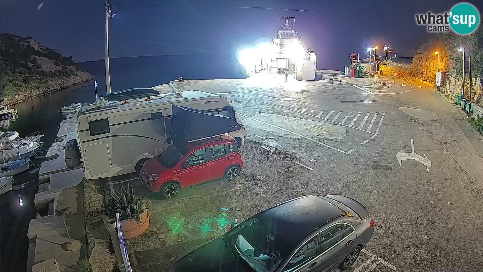 Webcam porto traghetti di Prizna – per l’isola di Pag