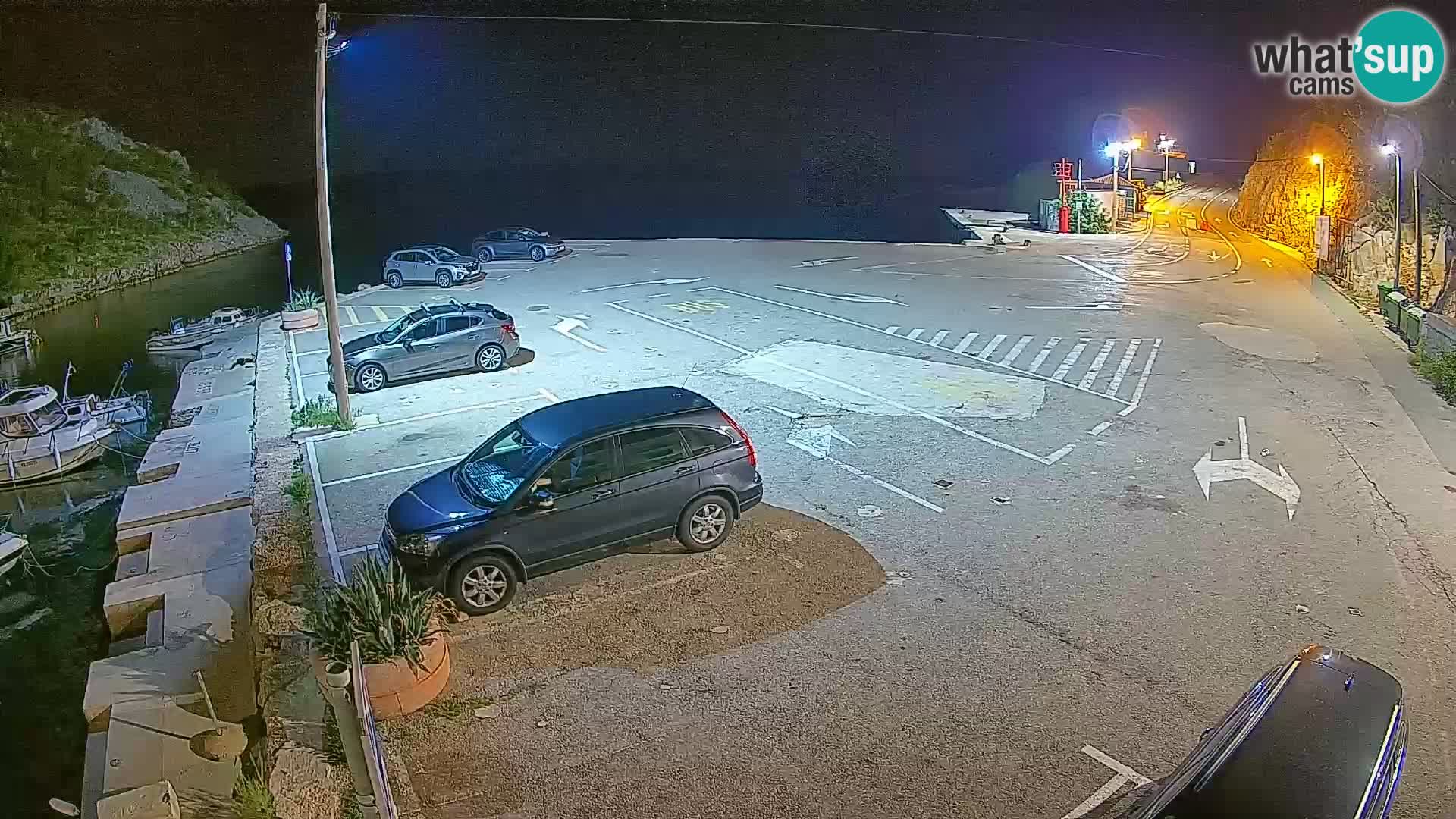 Webcam Fährhafen Prizna – zur Insel Pag