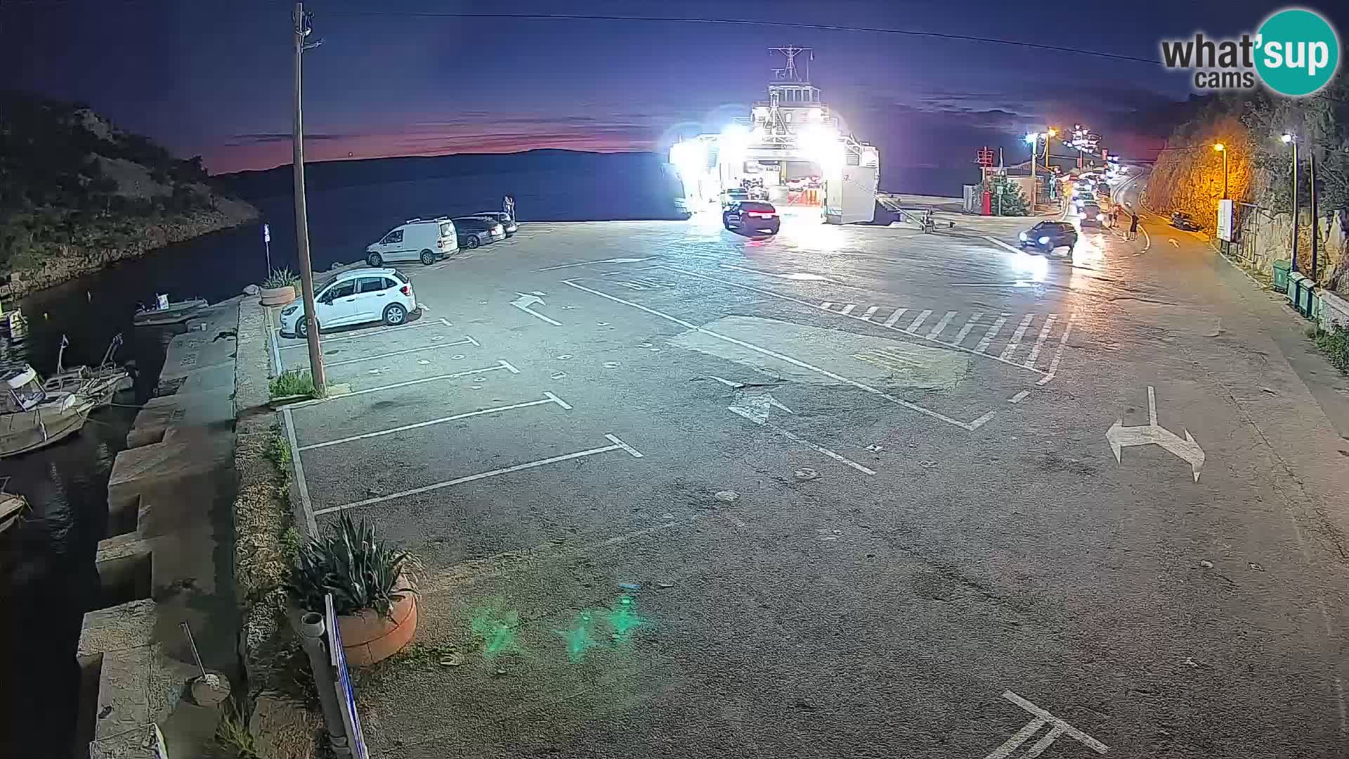 Webcam porto traghetti di Prizna – per l’isola di Pag