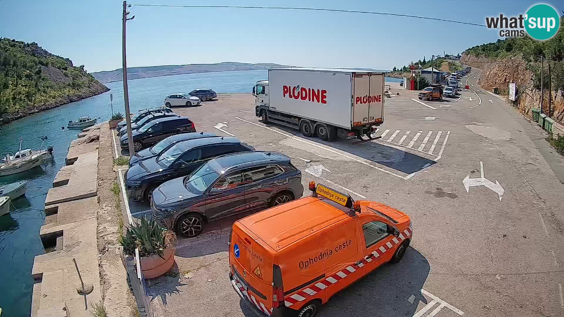 Webcam porto traghetti di Prizna – per l’isola di Pag