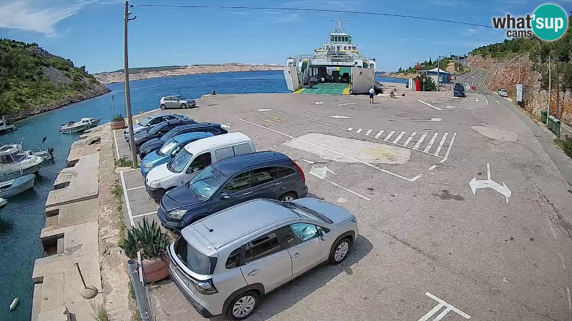 Webcam porto traghetti di Prizna – per l’isola di Pag