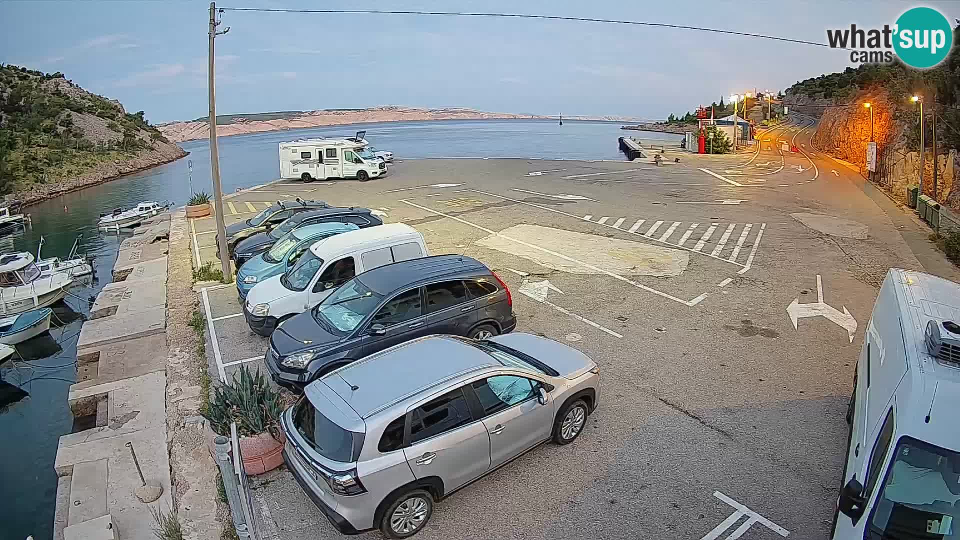 Webcam porto traghetti di Prizna – per l’isola di Pag