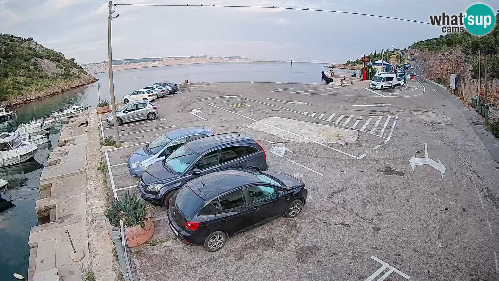 Webcam porto traghetti di Prizna – per l’isola di Pag