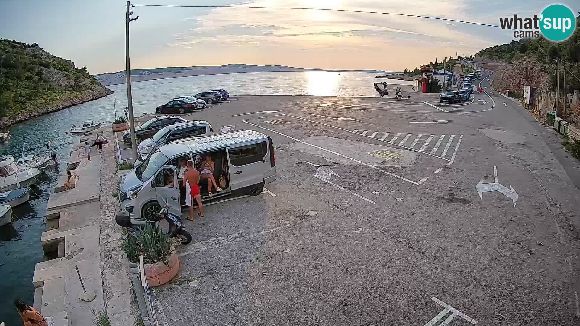 Webcam porto traghetti di Prizna – per l’isola di Pag