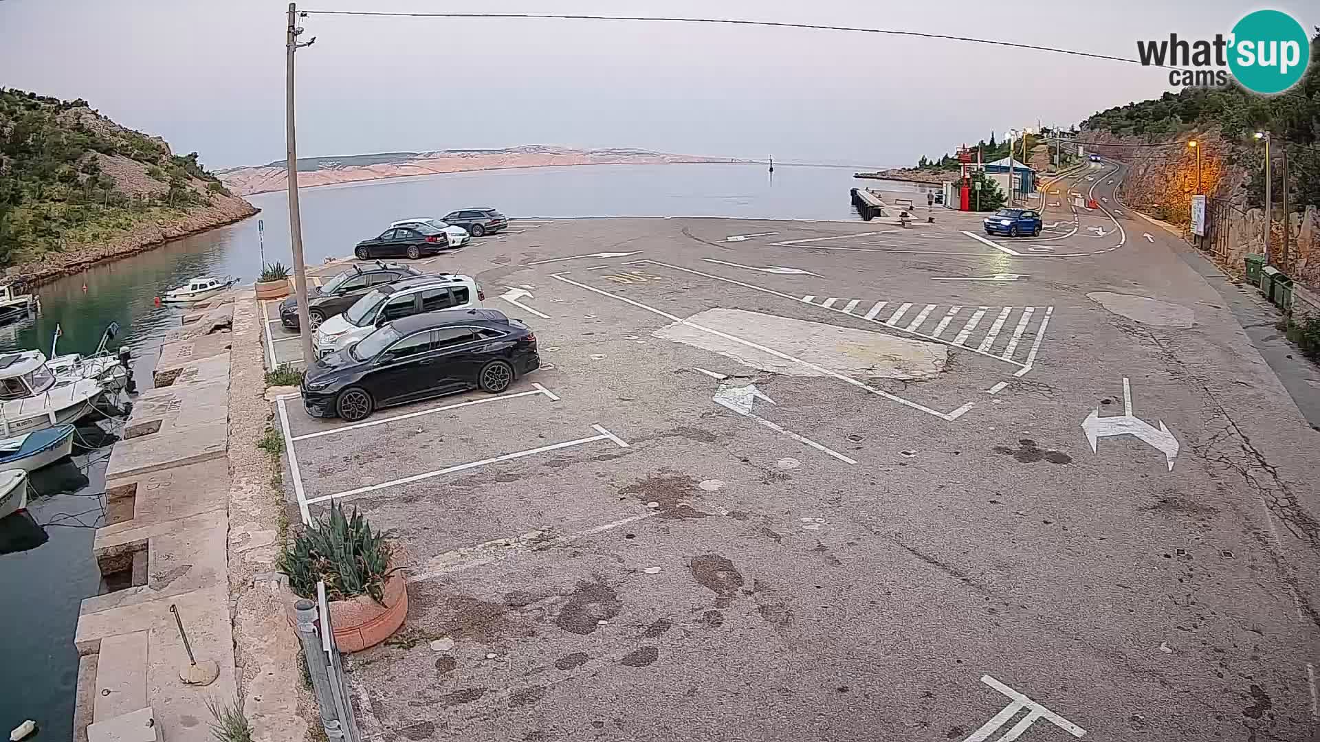 Webcam porto traghetti di Prizna – per l’isola di Pag
