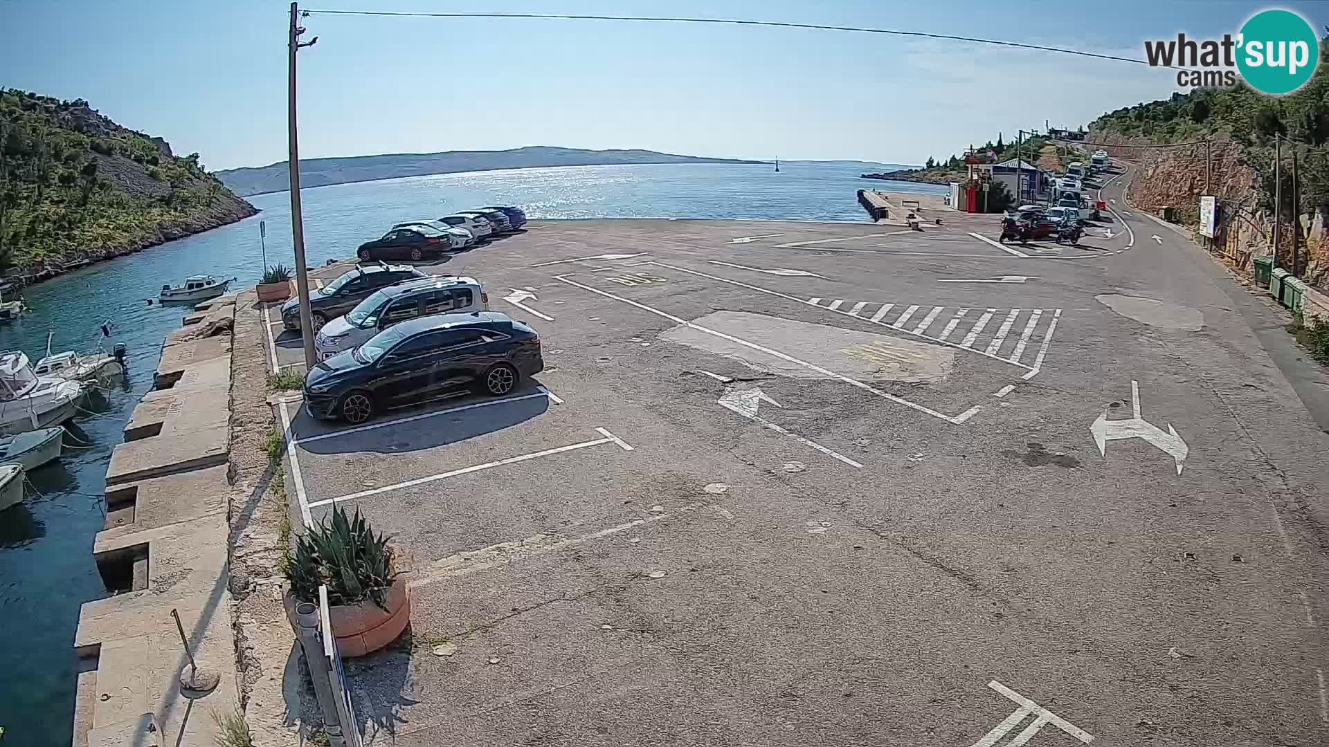 Webcam porto traghetti di Prizna – per l’isola di Pag